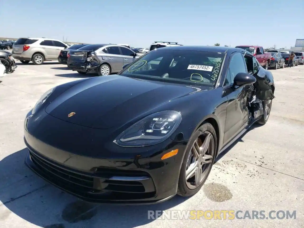 2 Photograph of a damaged car WP0AA2A75KL100153 PORSCHE PANAMERA 2019