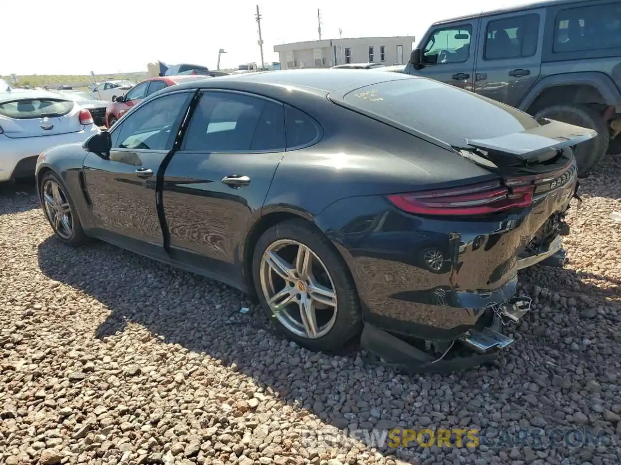 2 Photograph of a damaged car WP0AA2A76KL101165 PORSCHE PANAMERA 2019