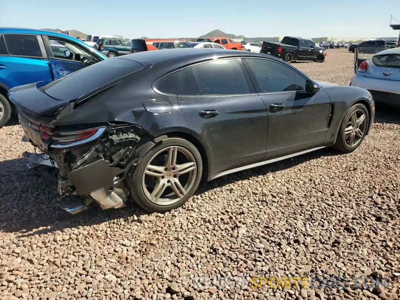 3 Photograph of a damaged car WP0AA2A76KL101165 PORSCHE PANAMERA 2019