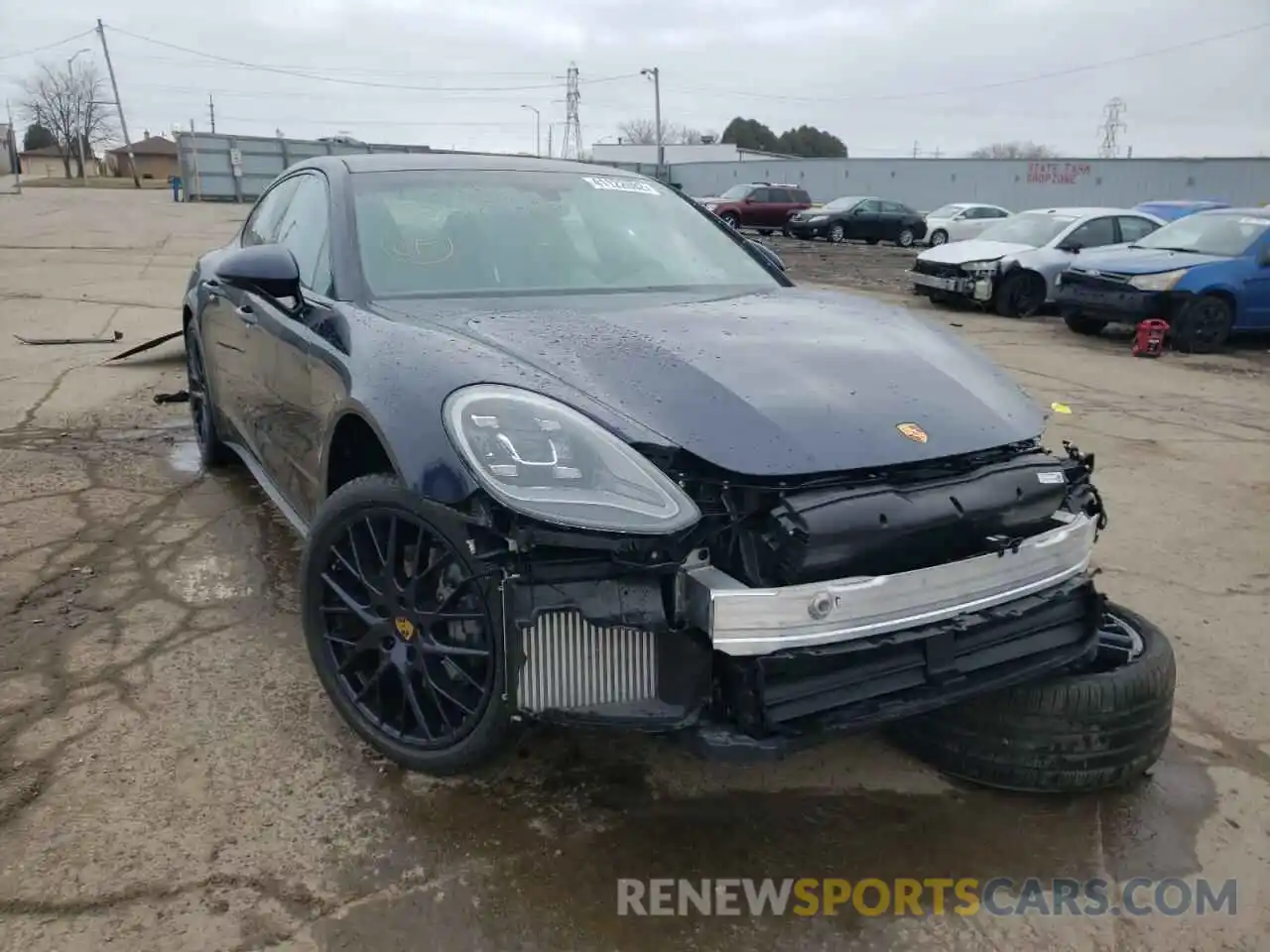 1 Photograph of a damaged car WP0AB2A74KL128281 PORSCHE PANAMERA 2019