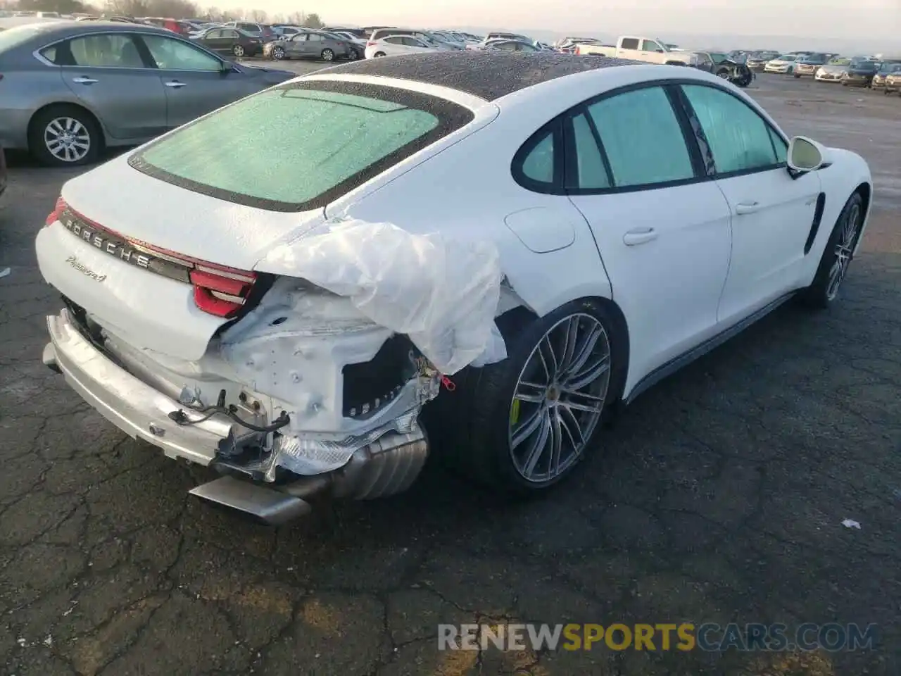 4 Photograph of a damaged car WP0AE2A78KL123477 PORSCHE PANAMERA 2019