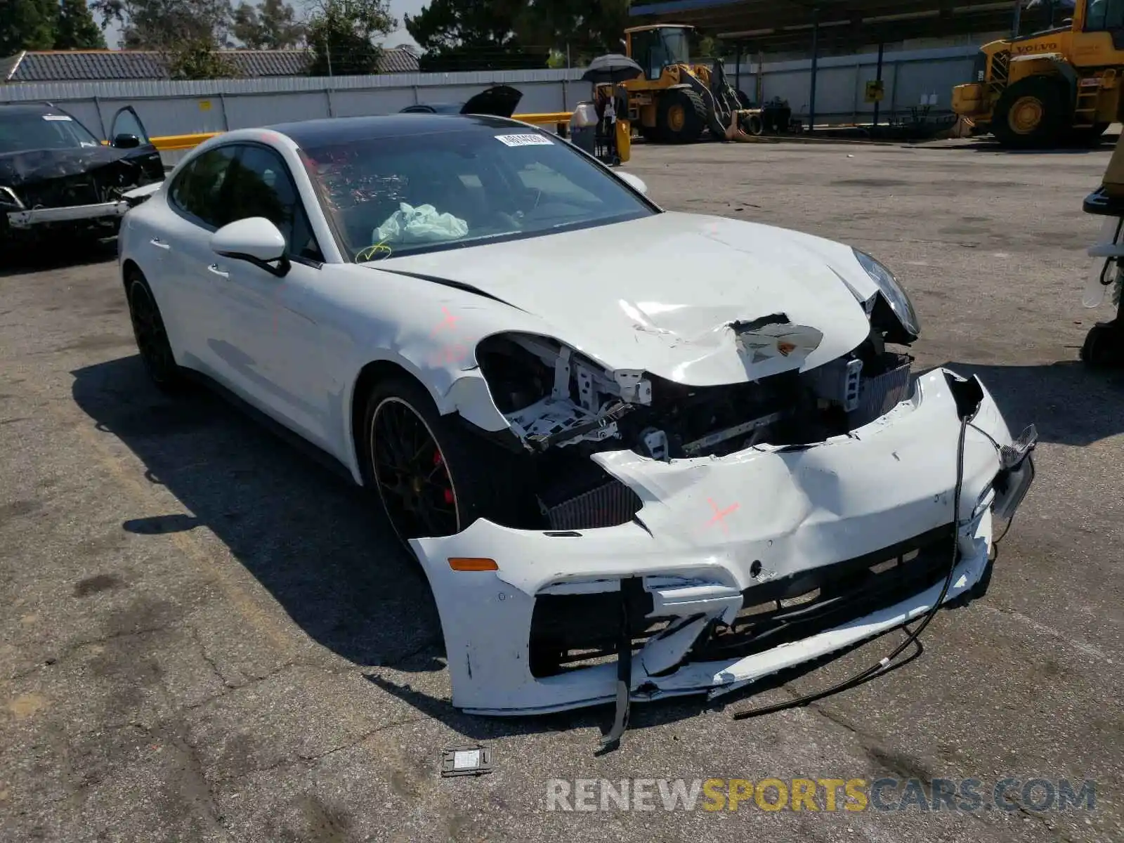 1 Photograph of a damaged car WP0AF2A75KL145319 PORSCHE PANAMERA 2019