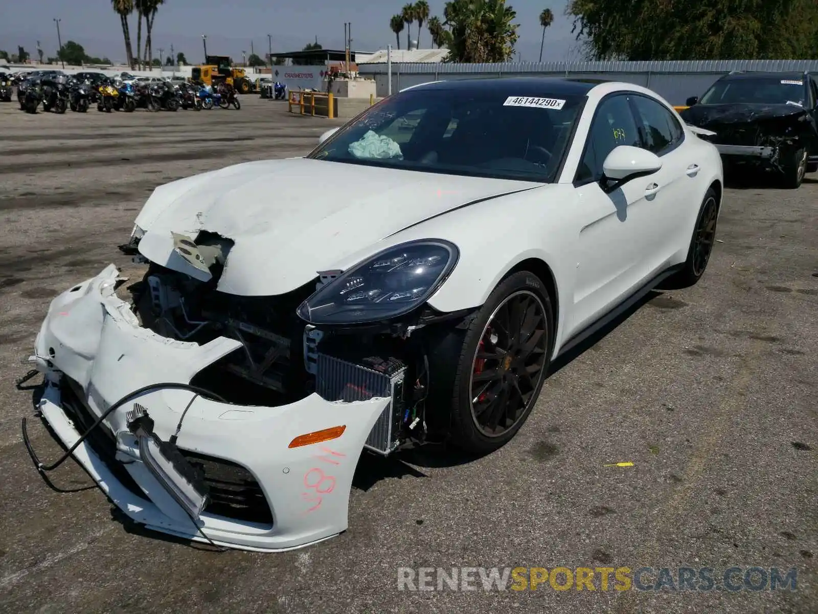 2 Photograph of a damaged car WP0AF2A75KL145319 PORSCHE PANAMERA 2019