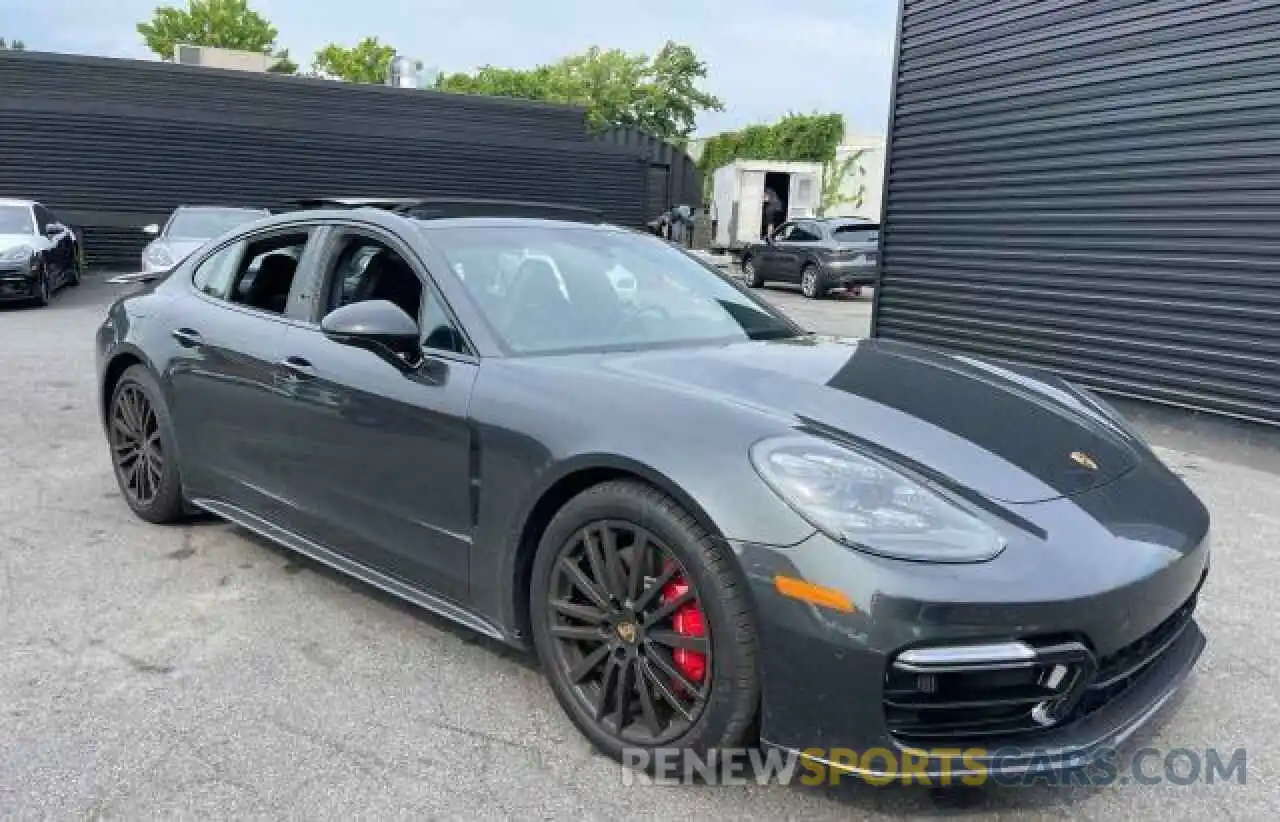 1 Photograph of a damaged car WP0AG2A70KL140154 PORSCHE PANAMERA 2019