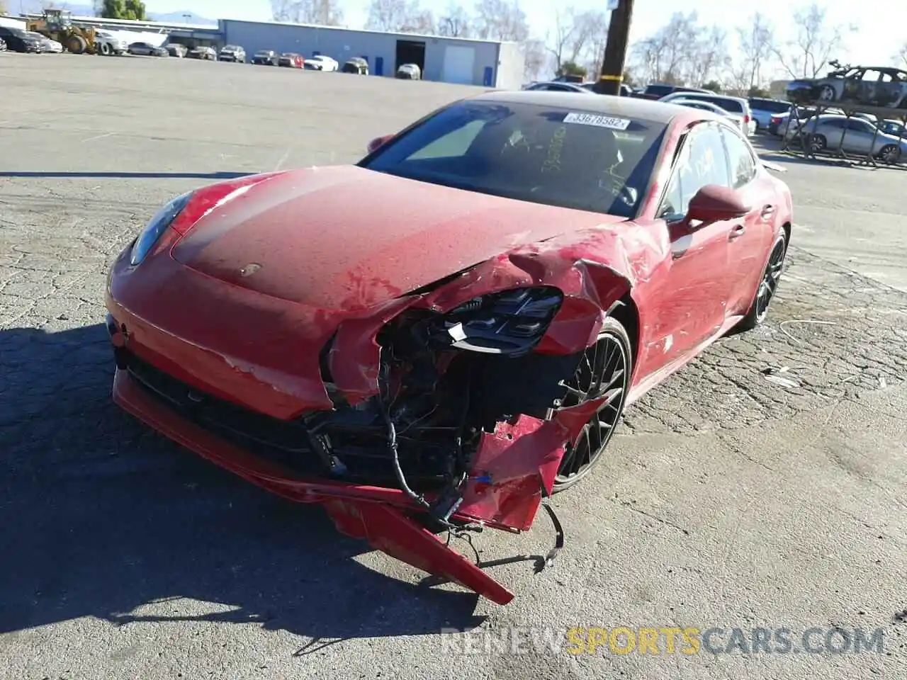 2 Photograph of a damaged car WP0AG2A74KL139301 PORSCHE PANAMERA 2019