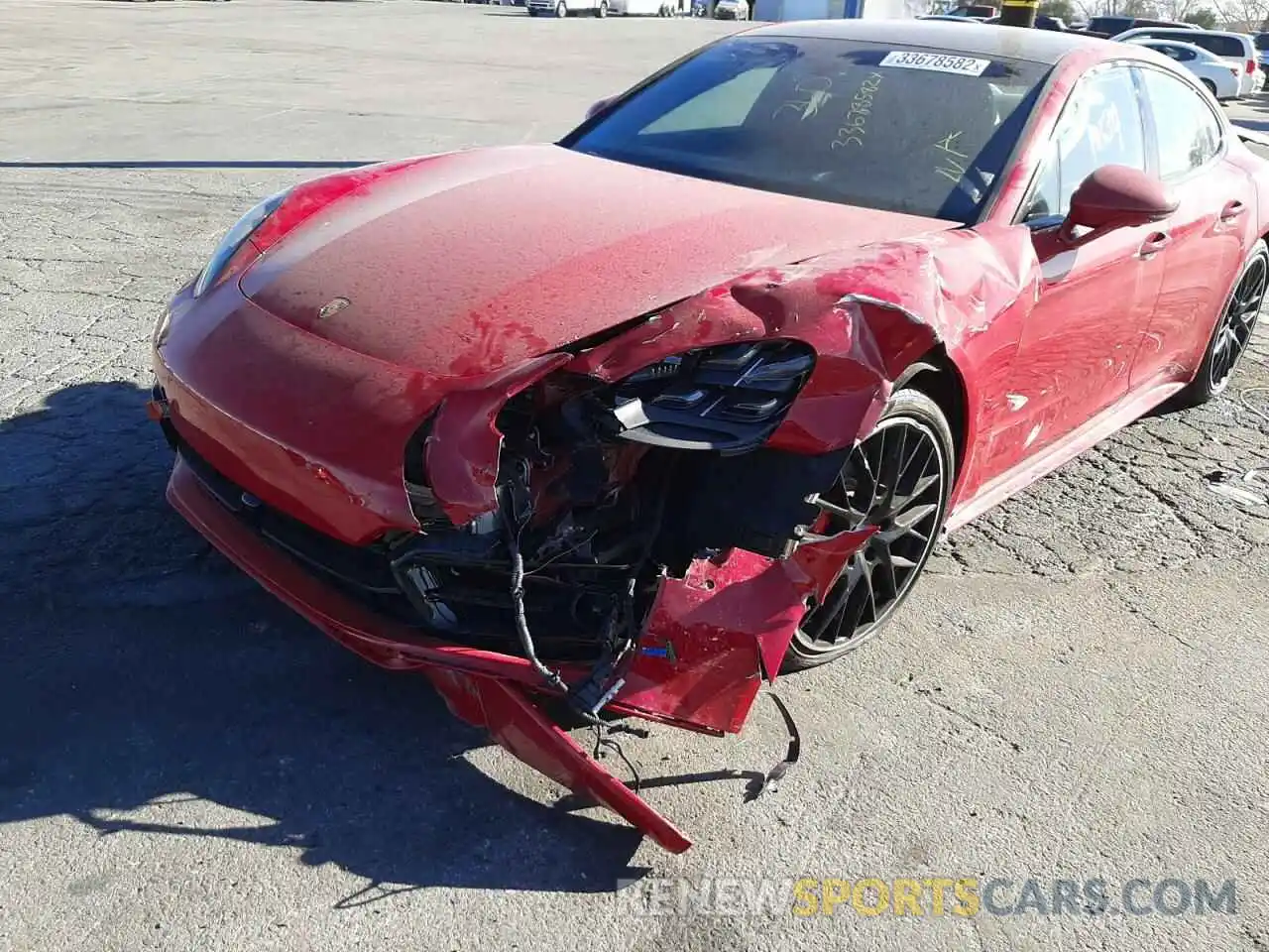 9 Photograph of a damaged car WP0AG2A74KL139301 PORSCHE PANAMERA 2019