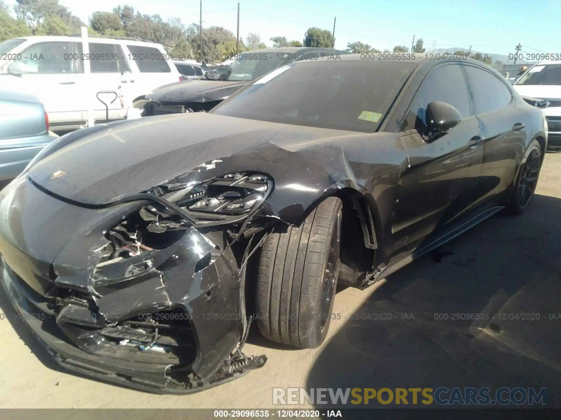 2 Photograph of a damaged car WP0AG2A74KL139685 PORSCHE PANAMERA 2019