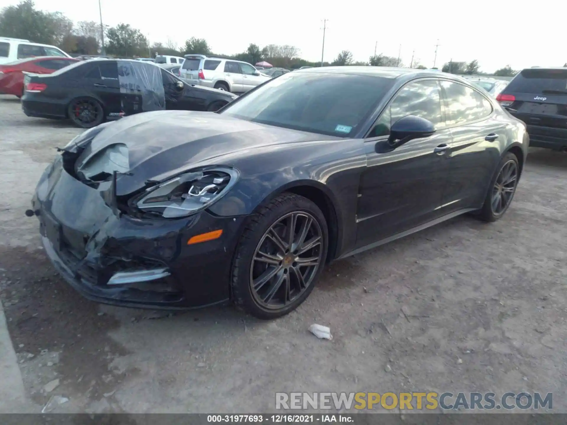 2 Photograph of a damaged car WP0AA2A72LL103271 PORSCHE PANAMERA 2020