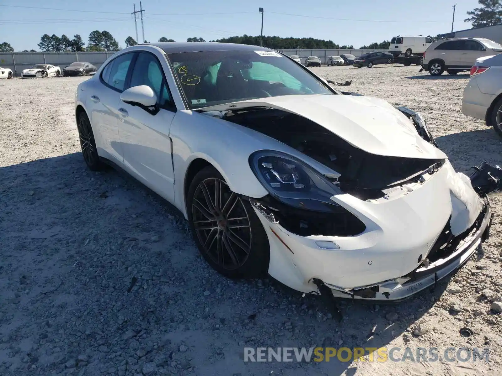 1 Photograph of a damaged car WP0AA2A73LL101691 PORSCHE PANAMERA 2020