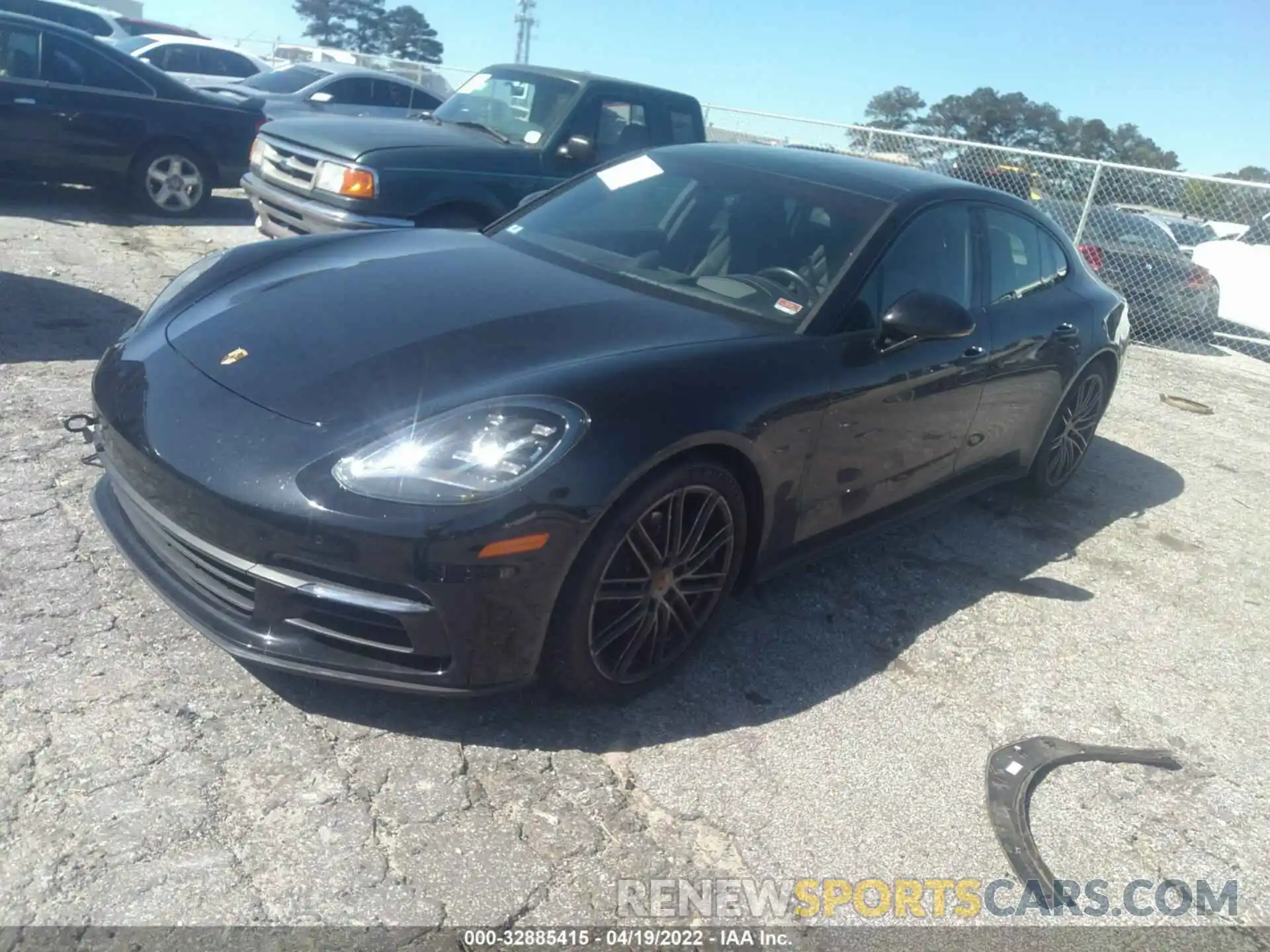 2 Photograph of a damaged car WP0AA2A74LL100260 PORSCHE PANAMERA 2020