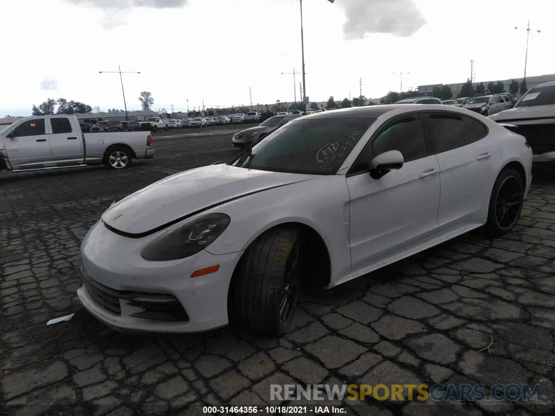 2 Photograph of a damaged car WP0AA2A74LL102378 PORSCHE PANAMERA 2020