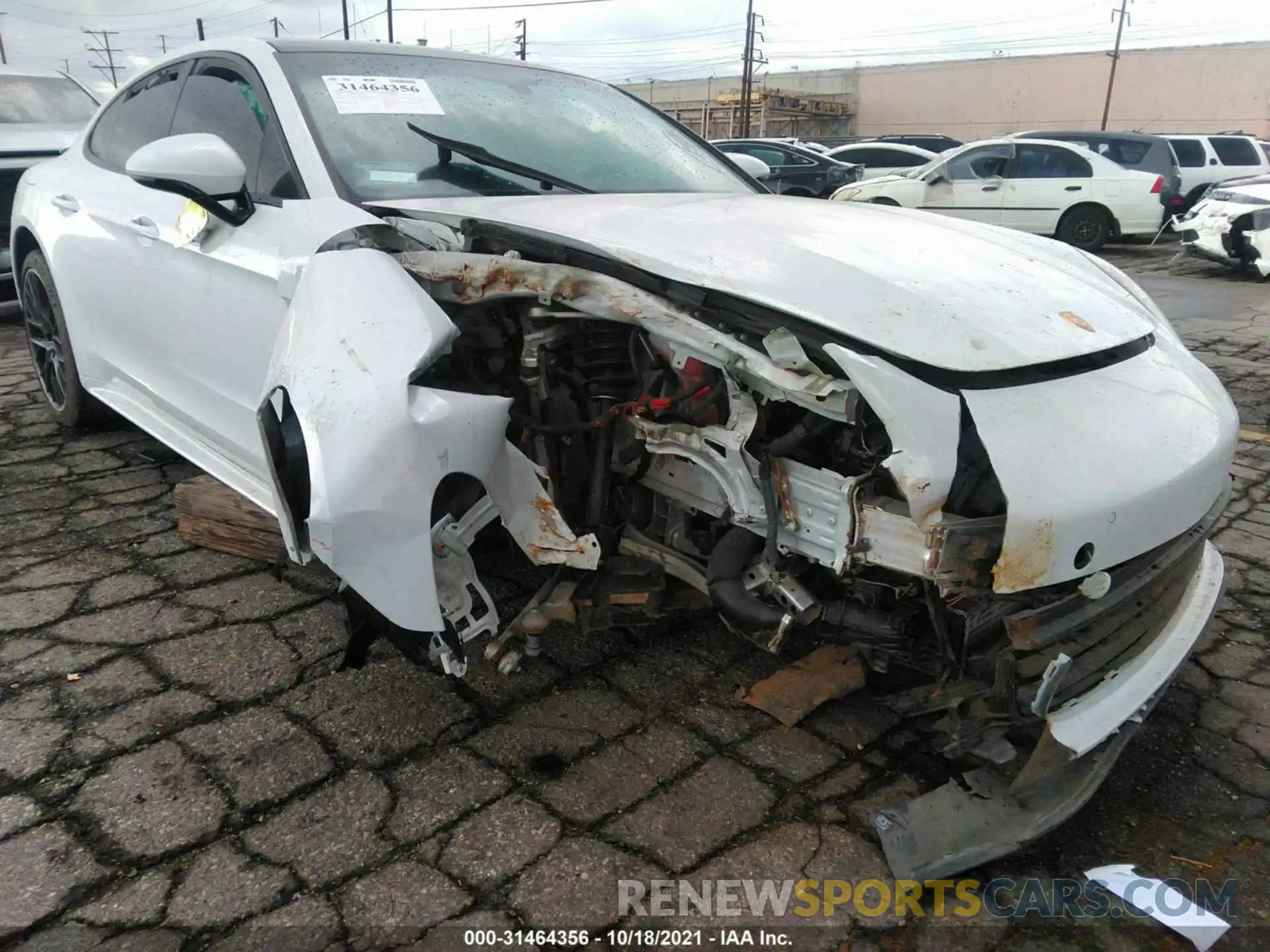 6 Photograph of a damaged car WP0AA2A74LL102378 PORSCHE PANAMERA 2020