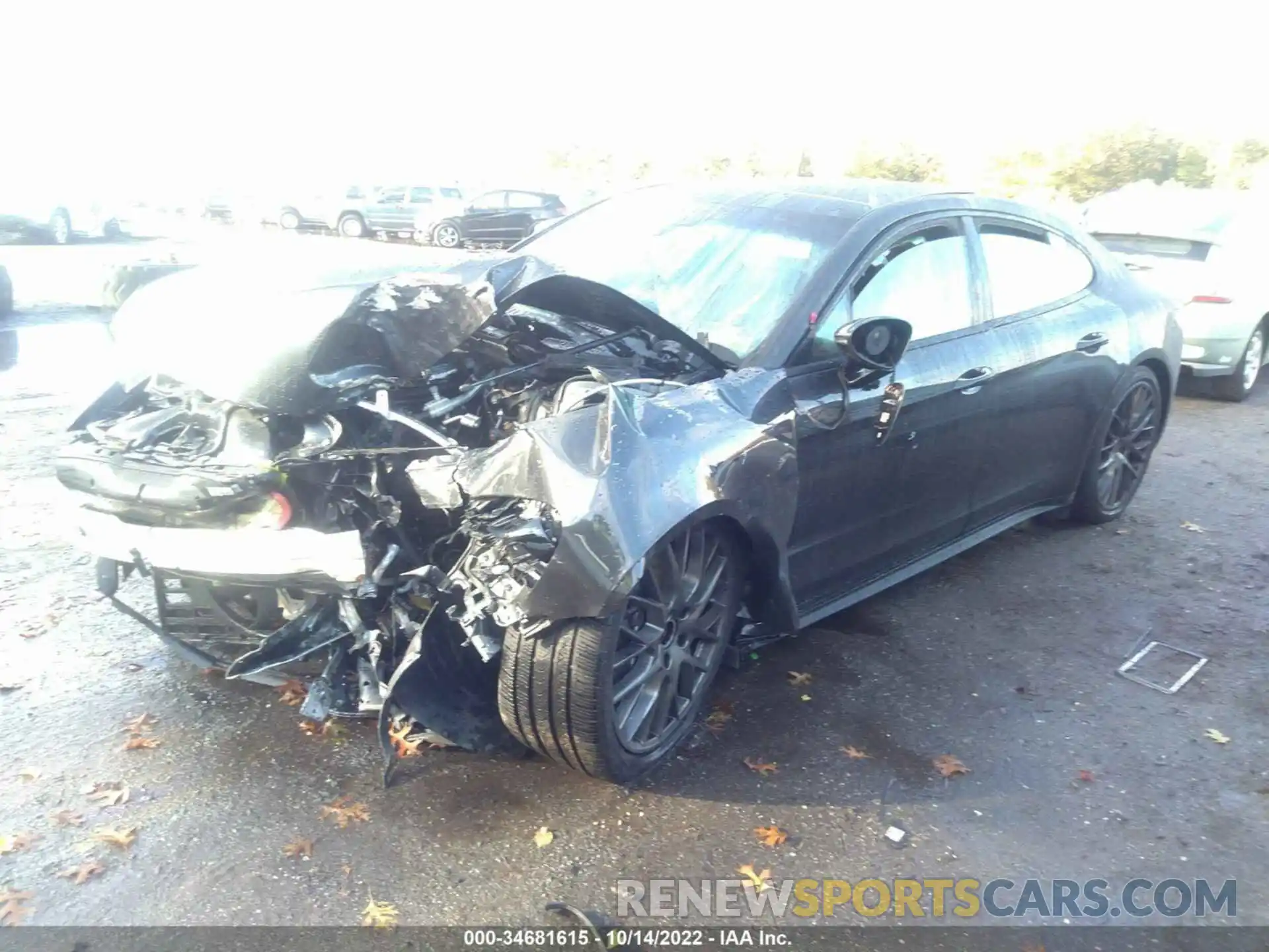 2 Photograph of a damaged car WP0AA2A74LL103501 PORSCHE PANAMERA 2020