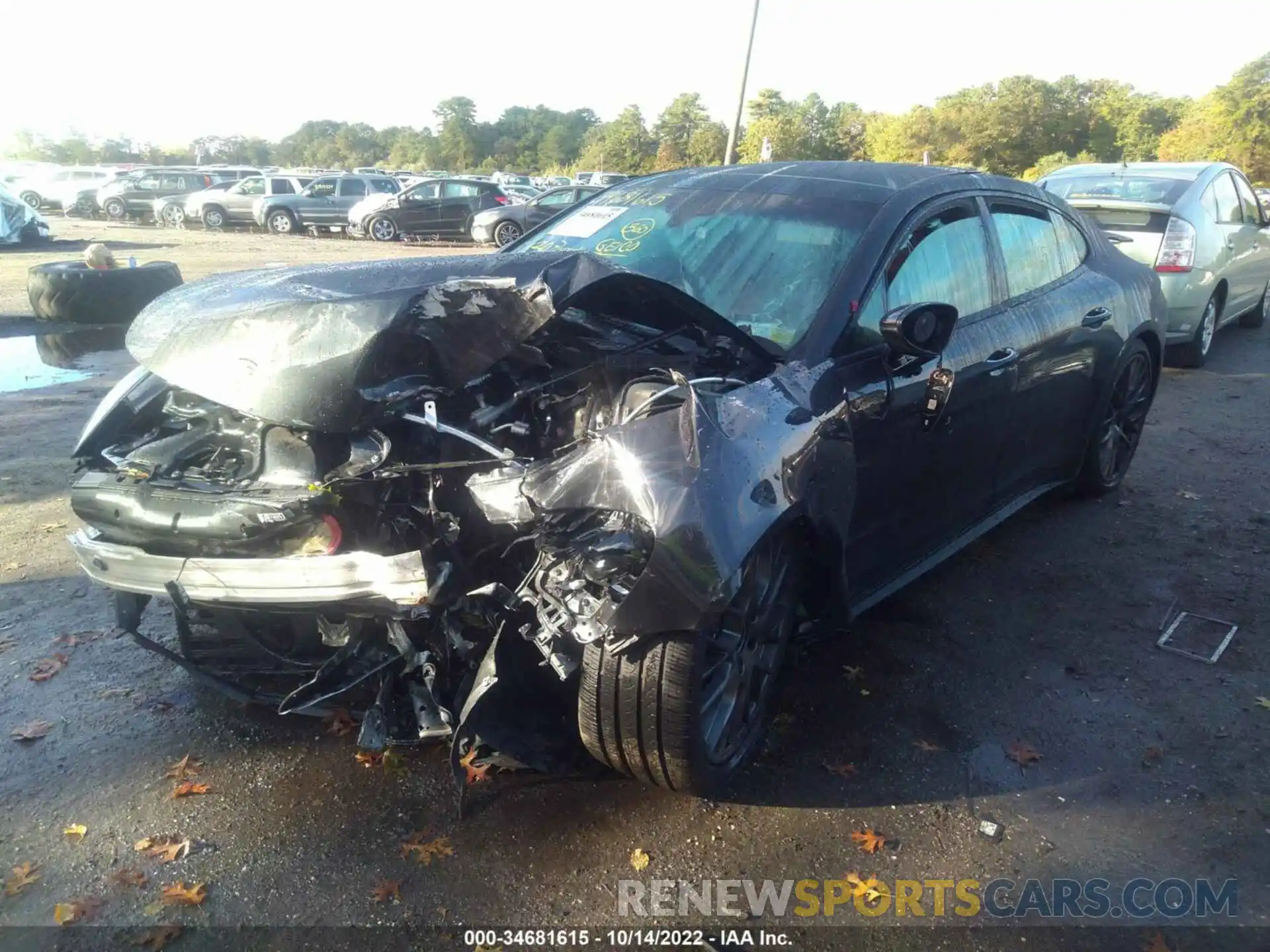 6 Photograph of a damaged car WP0AA2A74LL103501 PORSCHE PANAMERA 2020