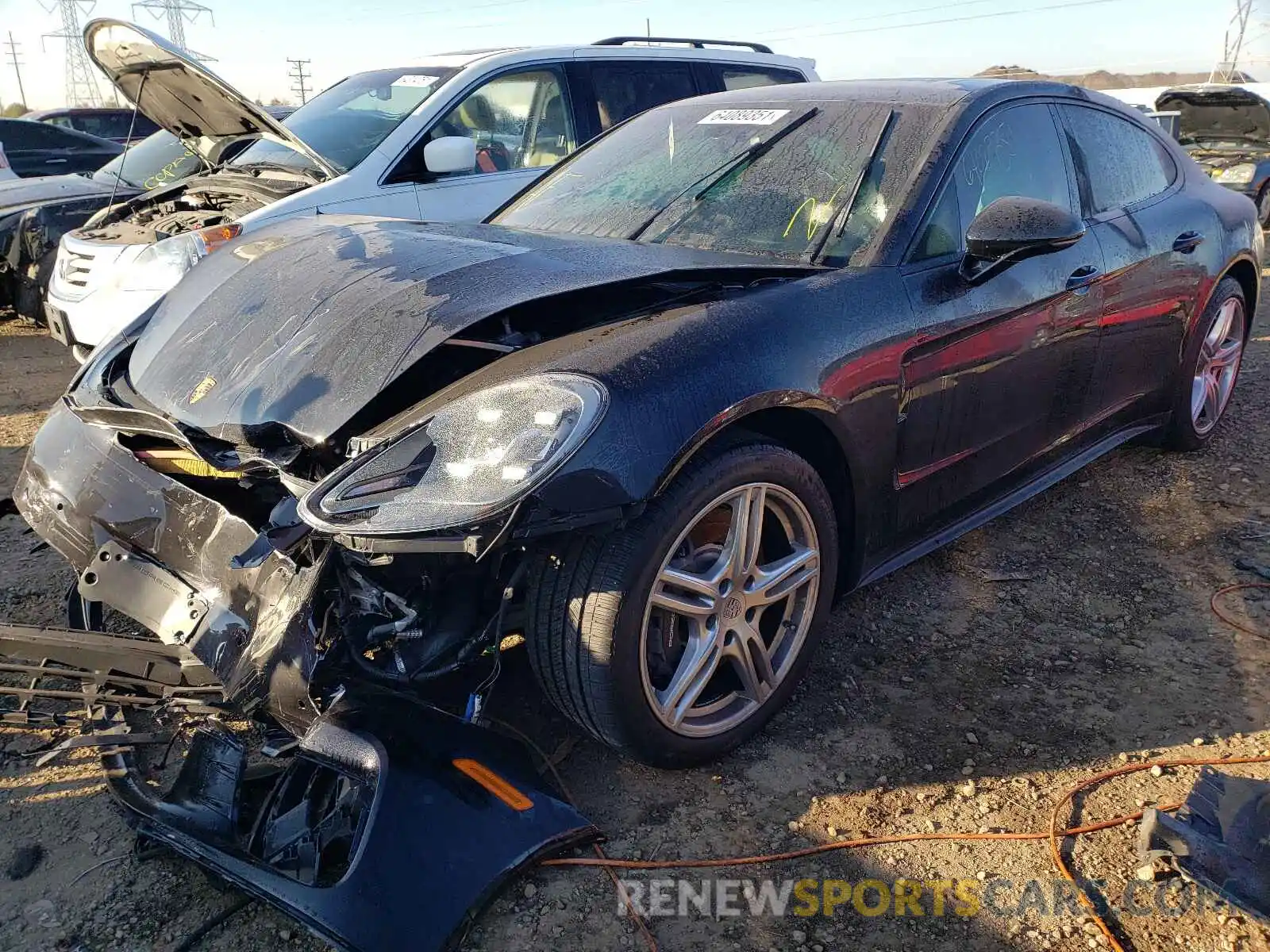 2 Photograph of a damaged car WP0AA2A75LL100171 PORSCHE PANAMERA 2020