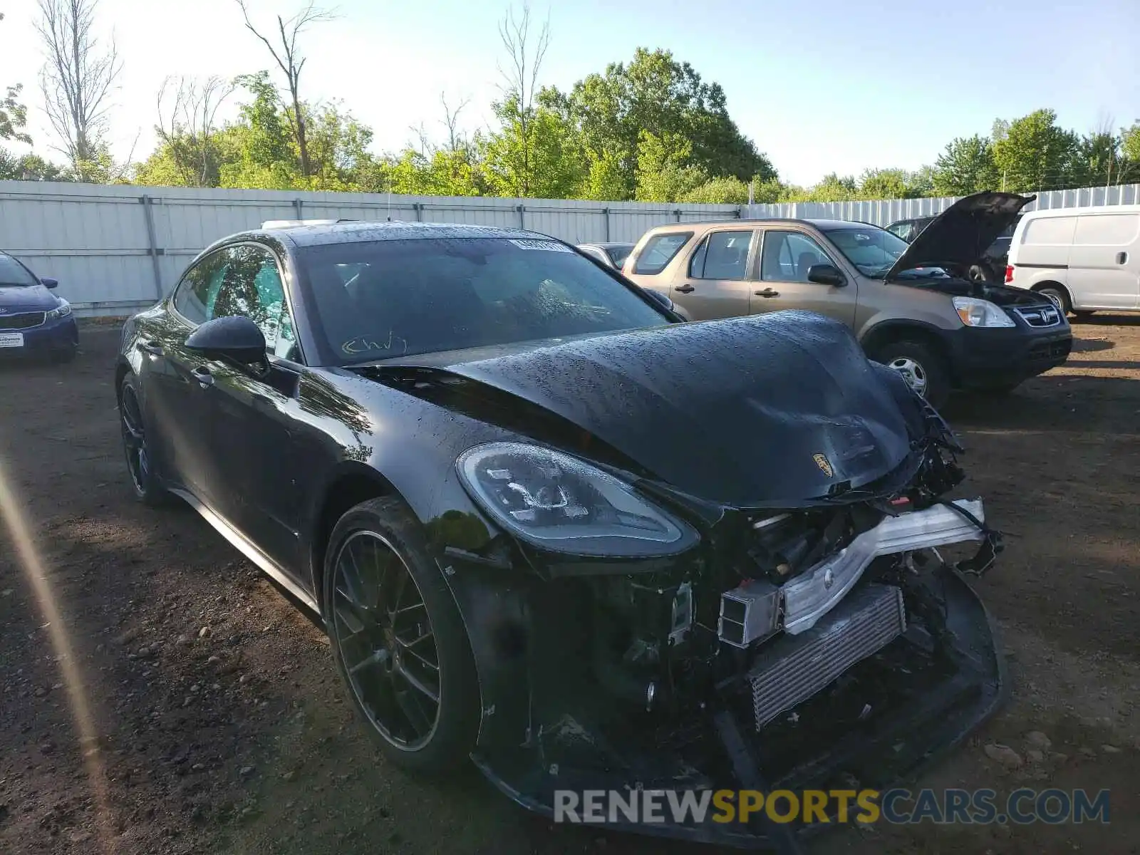 1 Photograph of a damaged car WP0AA2A75LL100218 PORSCHE PANAMERA 2020