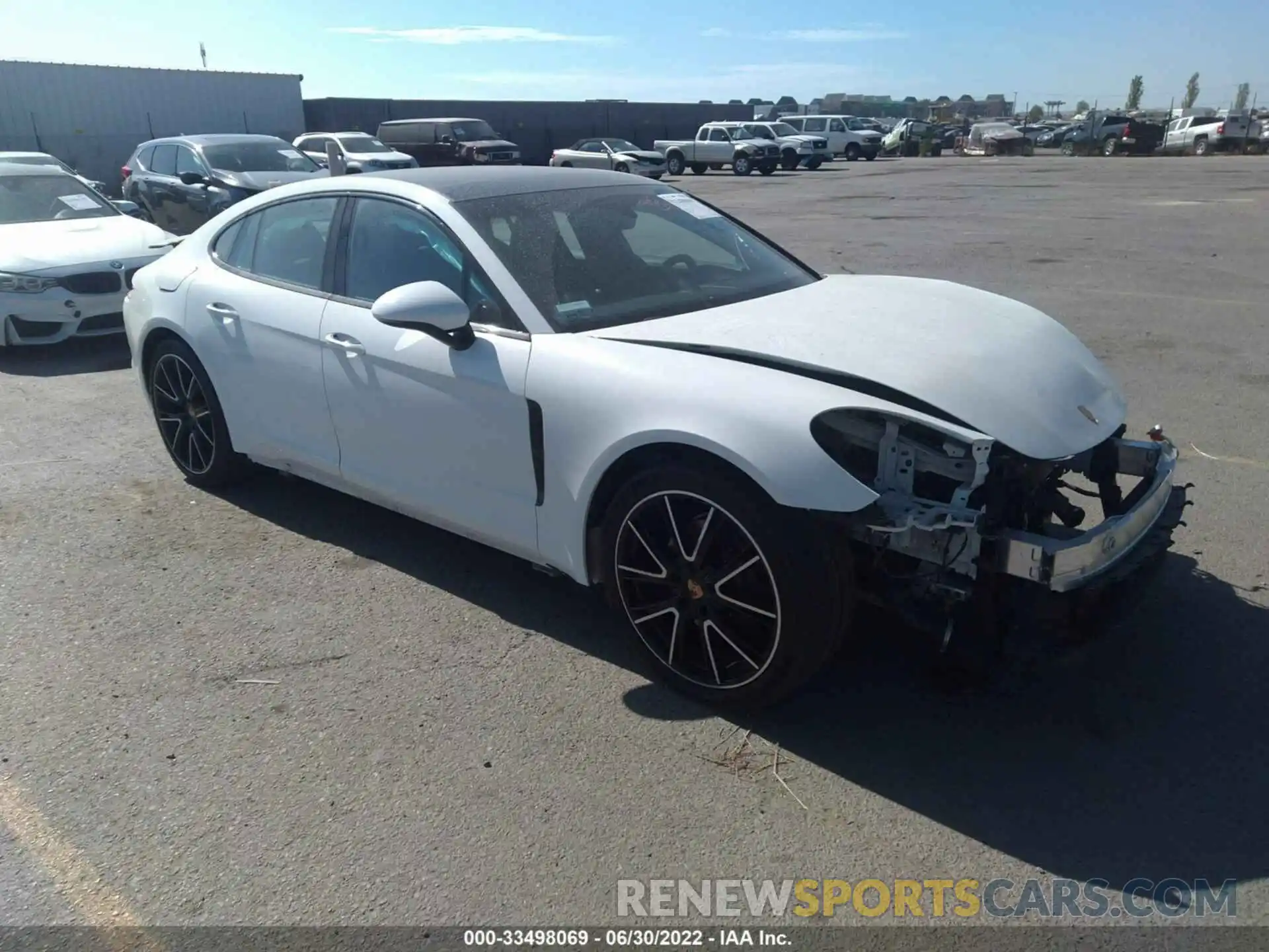 1 Photograph of a damaged car WP0AA2A76LL104066 PORSCHE PANAMERA 2020