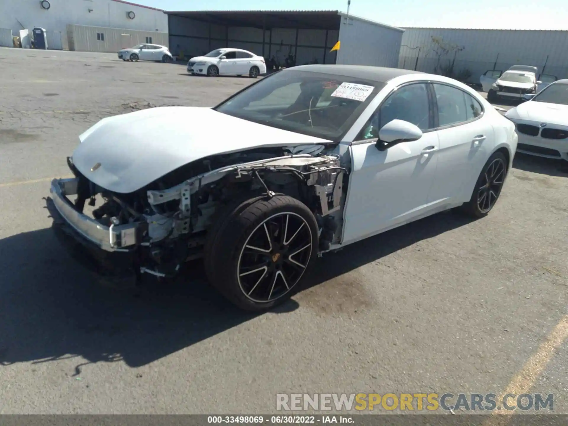 2 Photograph of a damaged car WP0AA2A76LL104066 PORSCHE PANAMERA 2020