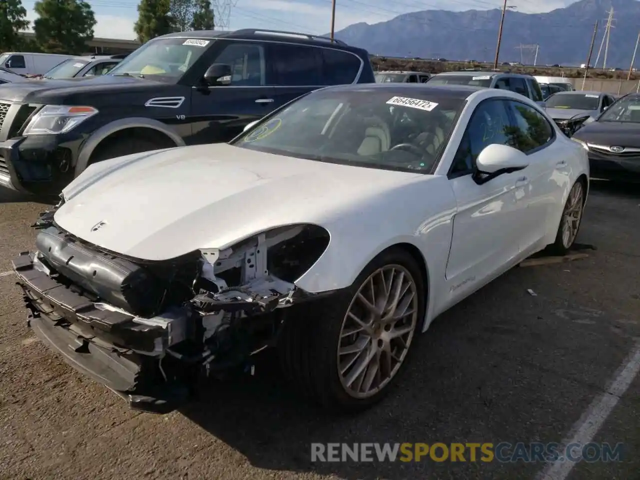 2 Photograph of a damaged car WP0AA2A77LL104013 PORSCHE PANAMERA 2020