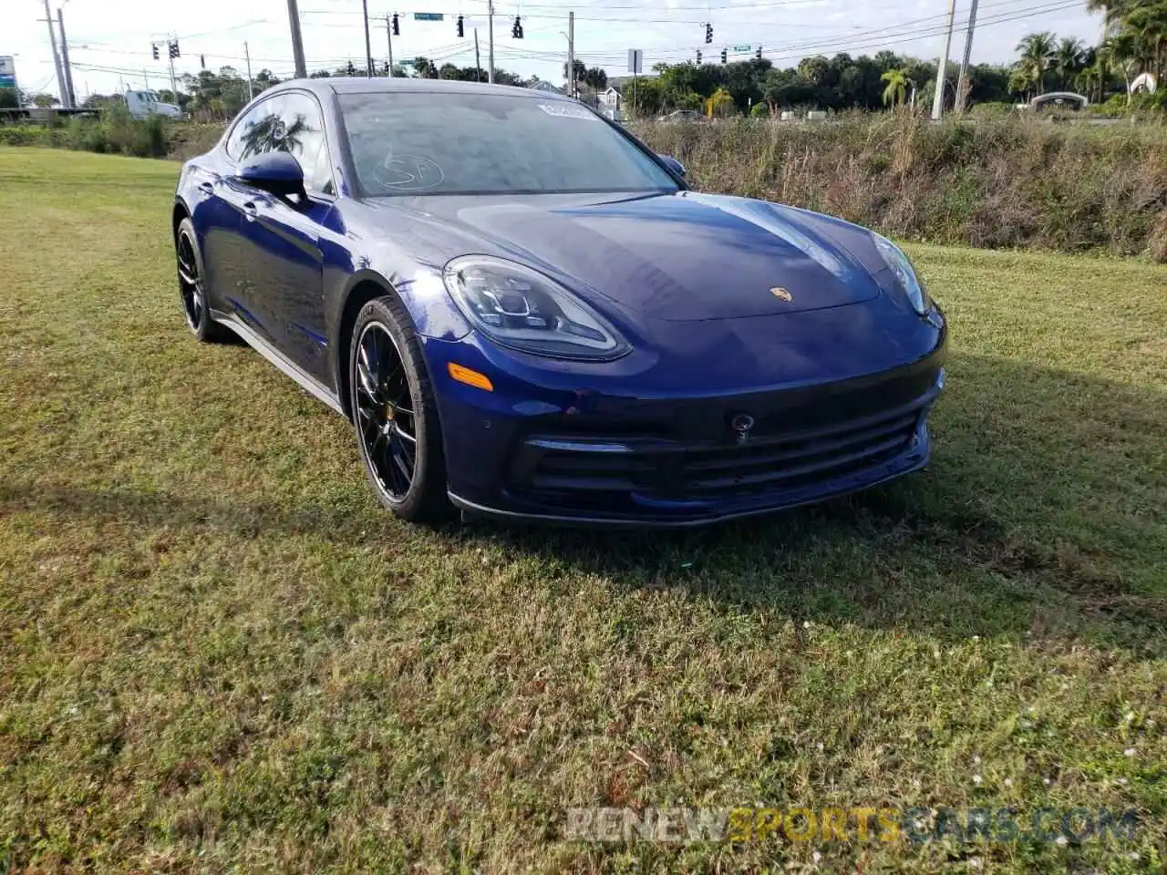 1 Photograph of a damaged car WP0AA2A78LL102478 PORSCHE PANAMERA 2020