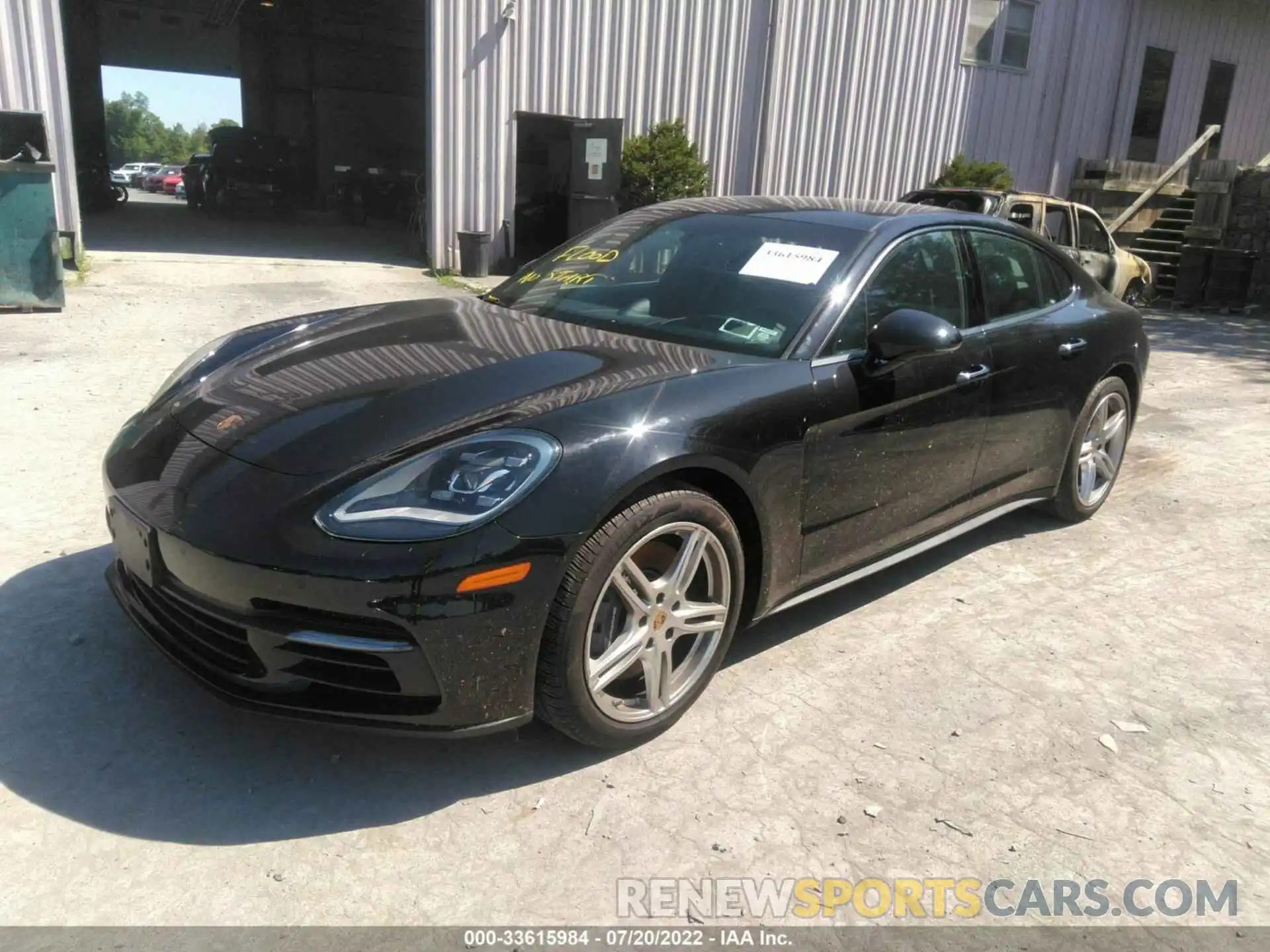 2 Photograph of a damaged car WP0AA2A79LL104059 PORSCHE PANAMERA 2020