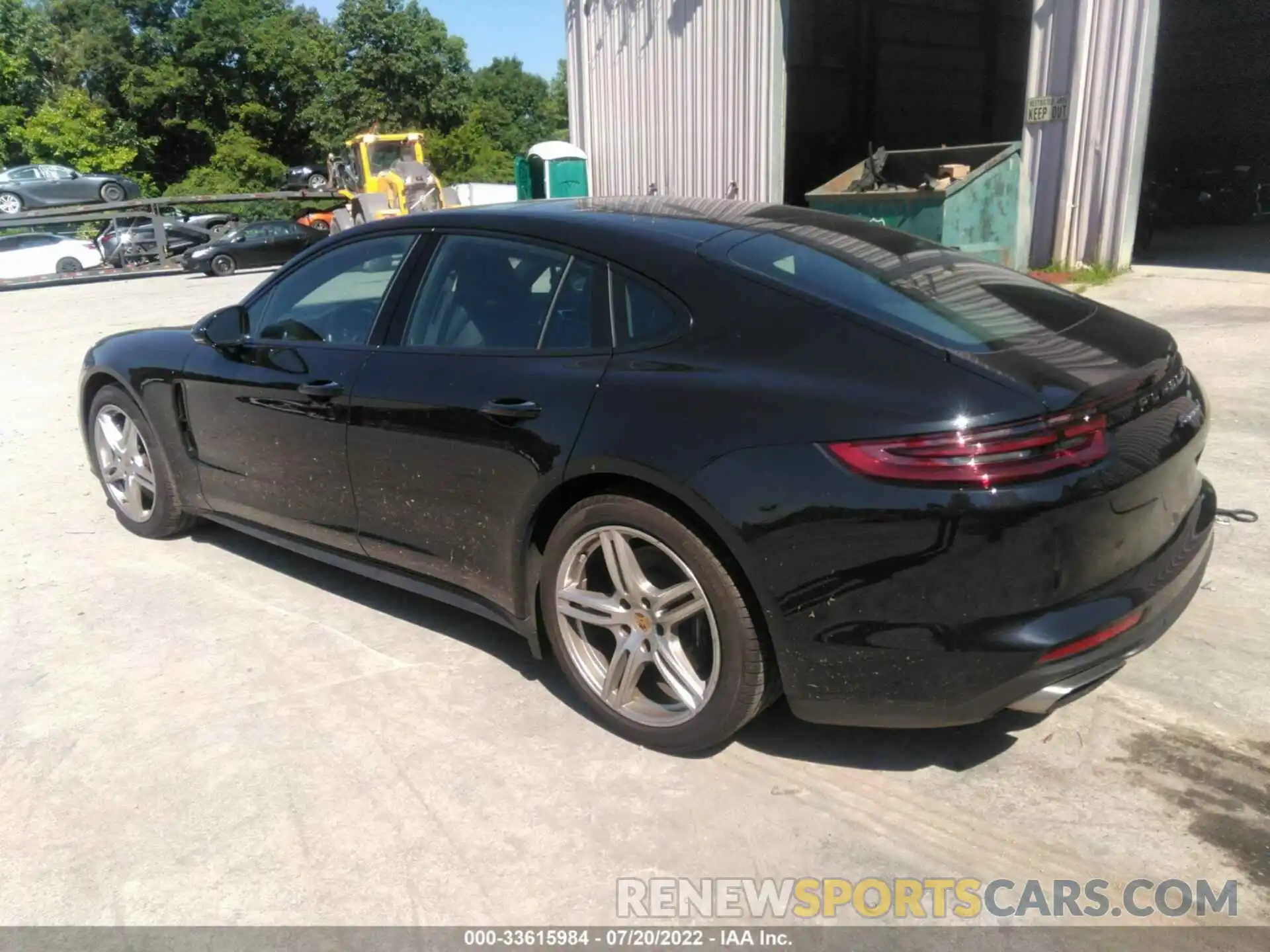 3 Photograph of a damaged car WP0AA2A79LL104059 PORSCHE PANAMERA 2020