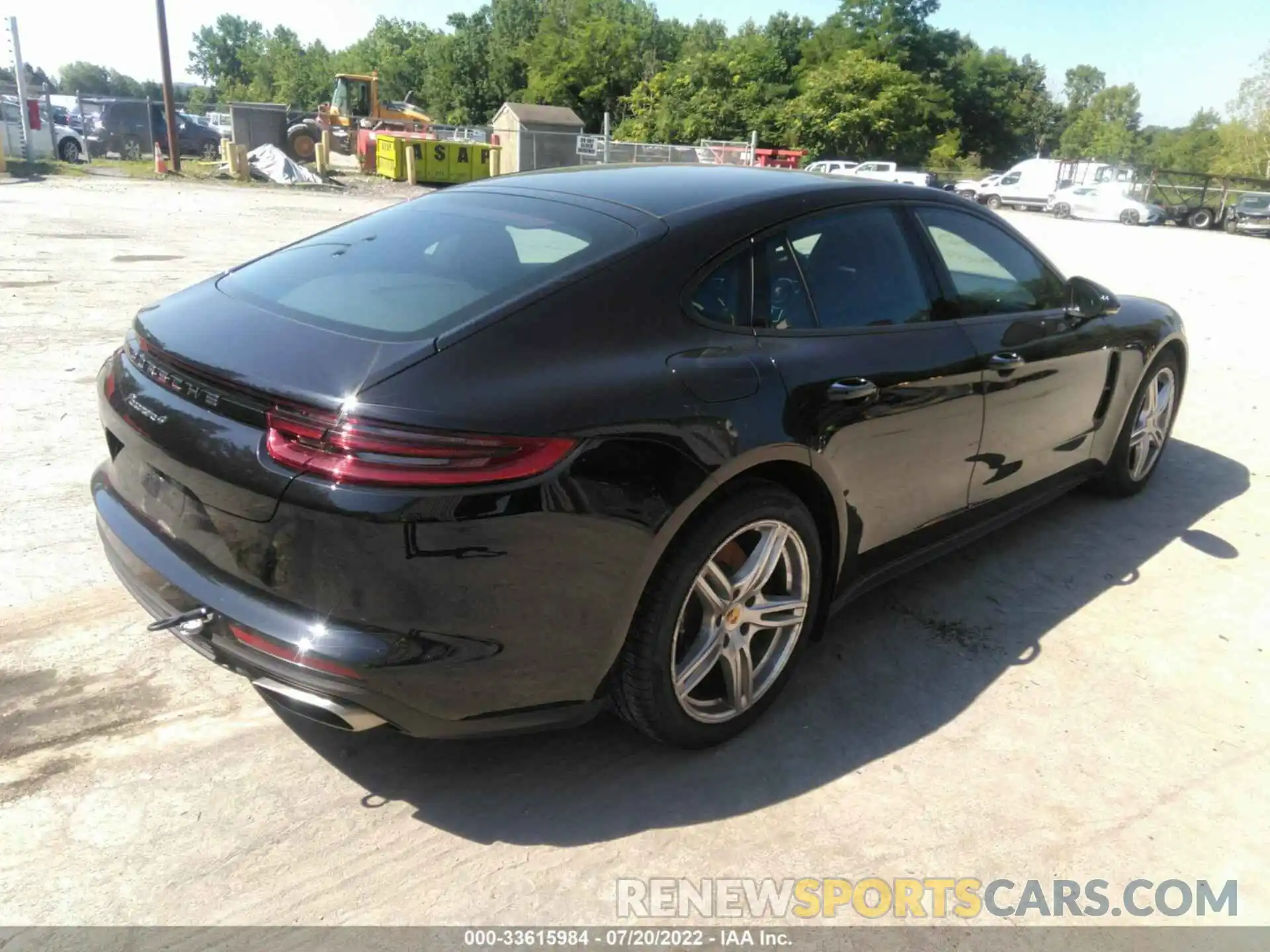 4 Photograph of a damaged car WP0AA2A79LL104059 PORSCHE PANAMERA 2020