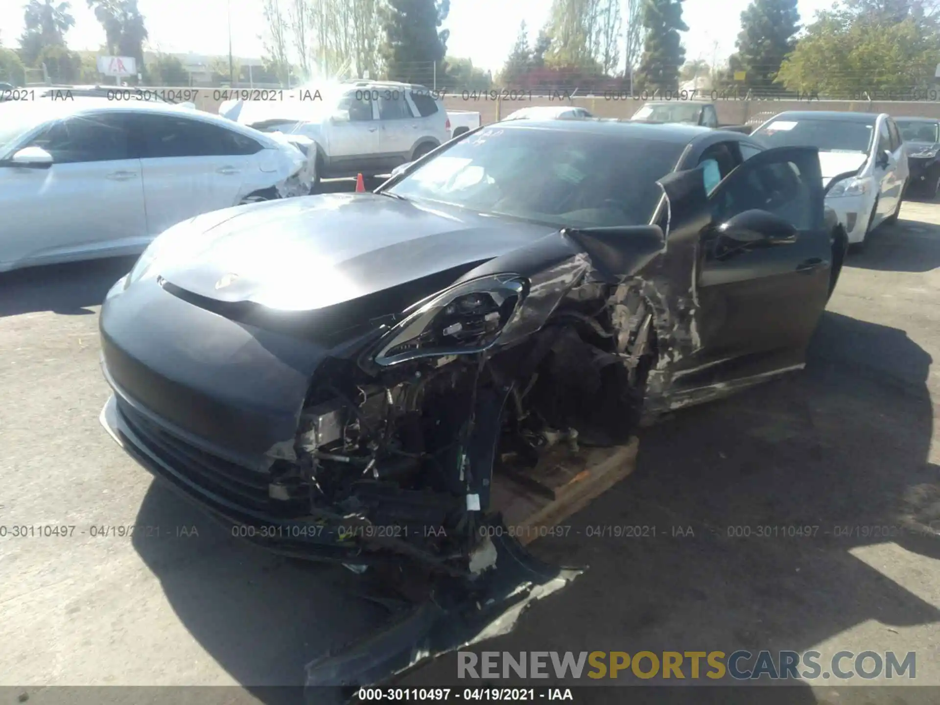 2 Photograph of a damaged car WP0AA2A7XLL100411 PORSCHE PANAMERA 2020