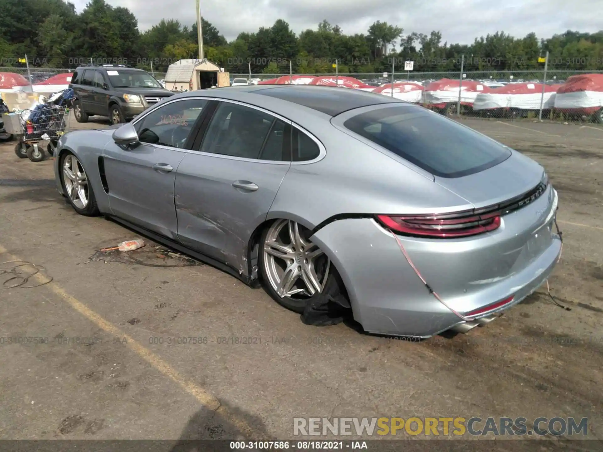 3 Photograph of a damaged car WP0AB2A70LL140395 PORSCHE PANAMERA 2020