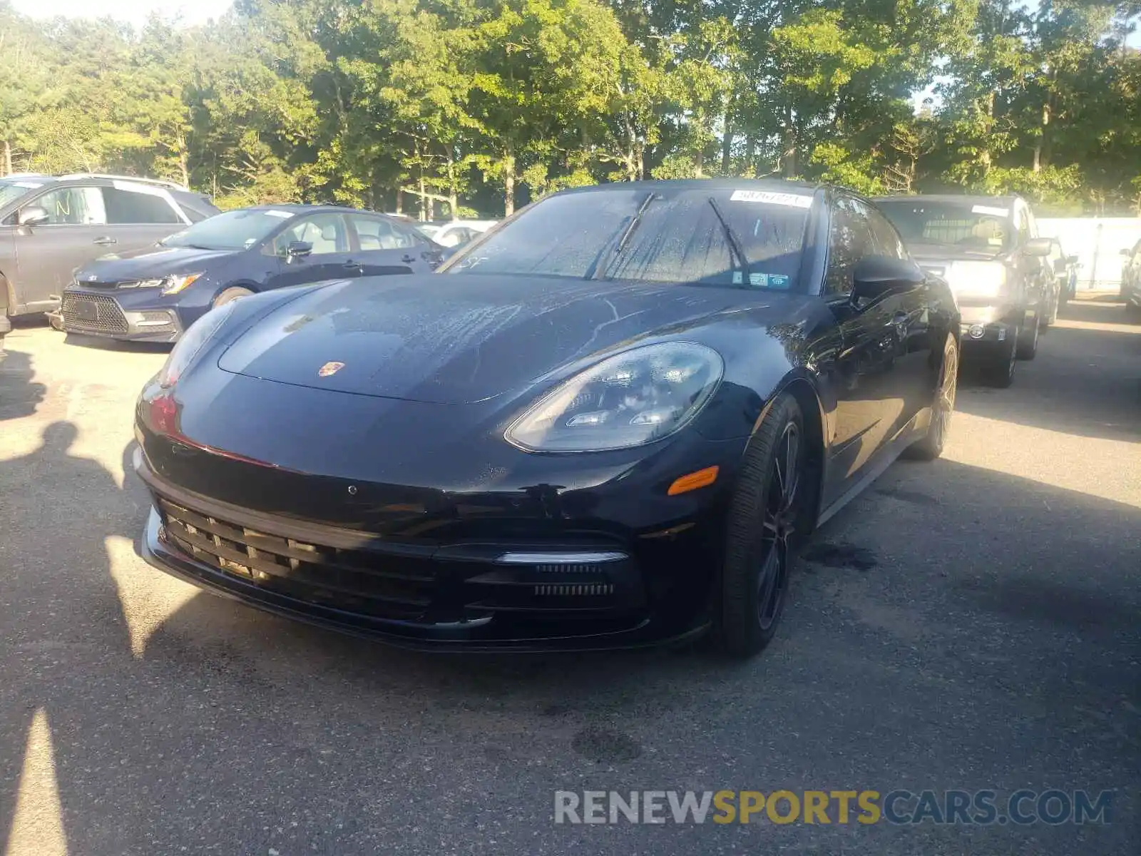 2 Photograph of a damaged car WP0AB2A70LL140901 PORSCHE PANAMERA 2020