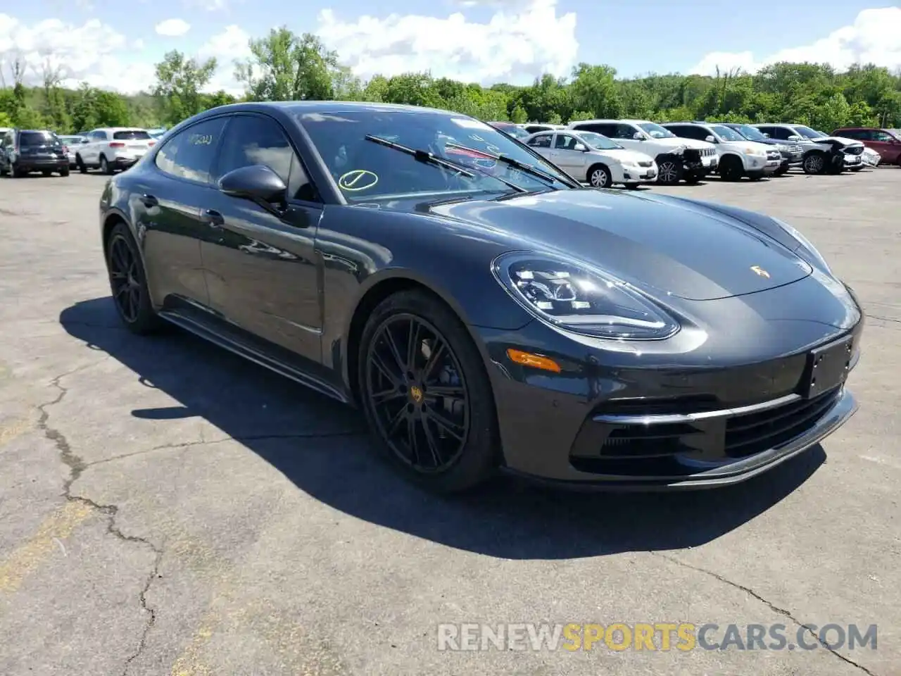 1 Photograph of a damaged car WP0AB2A78LL140855 PORSCHE PANAMERA 2020