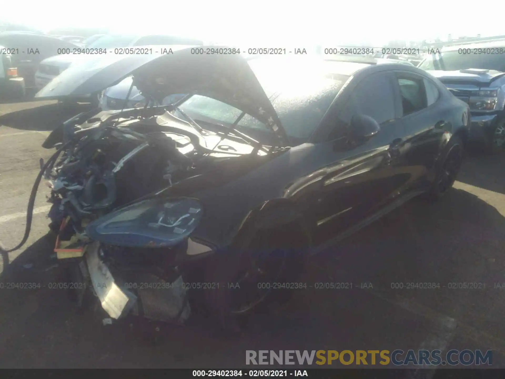 2 Photograph of a damaged car WP0AB2A7XLL140565 PORSCHE PANAMERA 2020