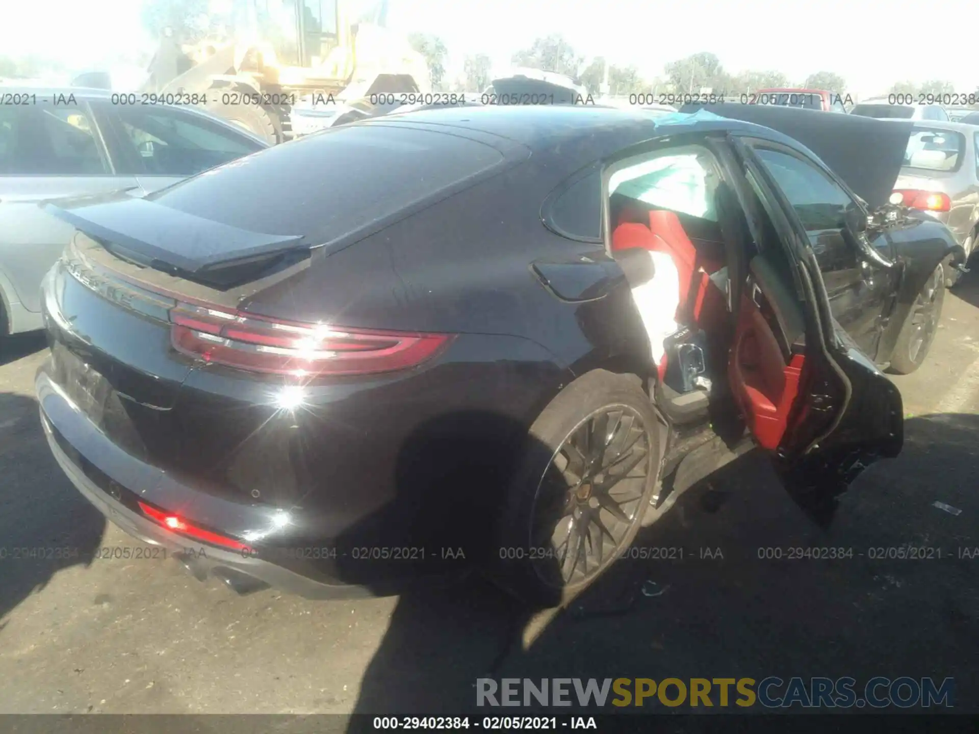 4 Photograph of a damaged car WP0AB2A7XLL140565 PORSCHE PANAMERA 2020