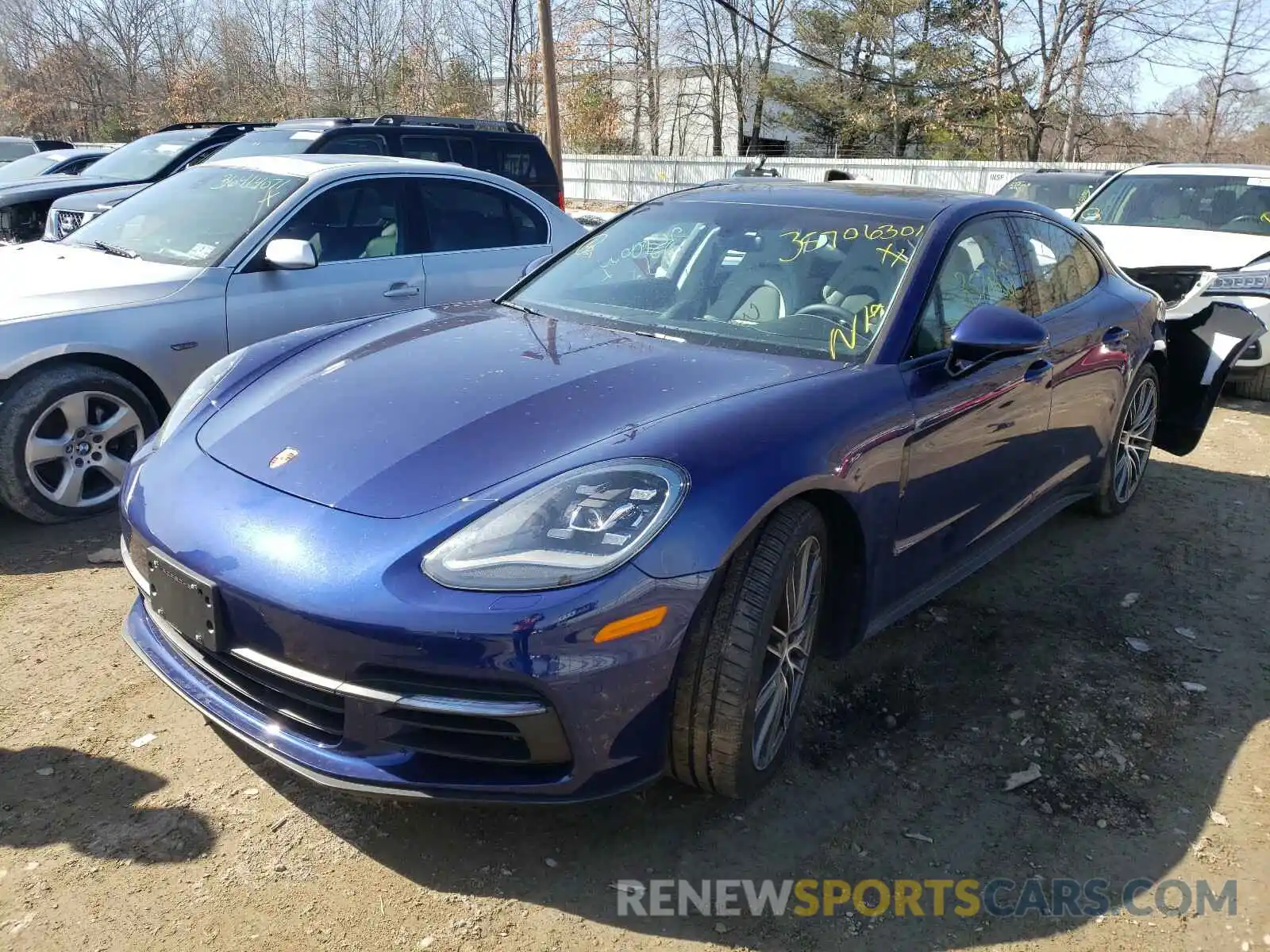 2 Photograph of a damaged car WP0AB2A7XLL140694 PORSCHE PANAMERA 2020