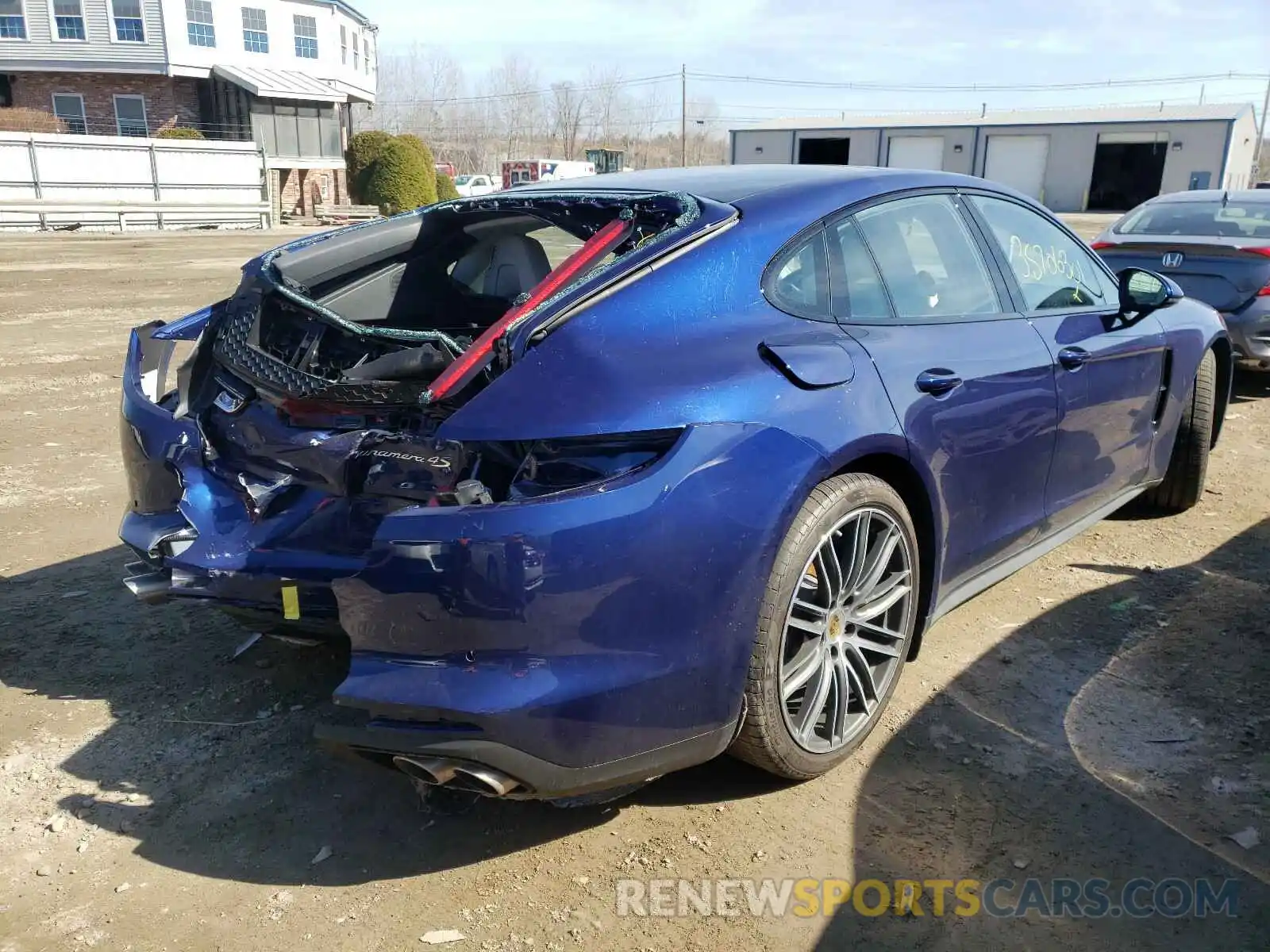 4 Photograph of a damaged car WP0AB2A7XLL140694 PORSCHE PANAMERA 2020