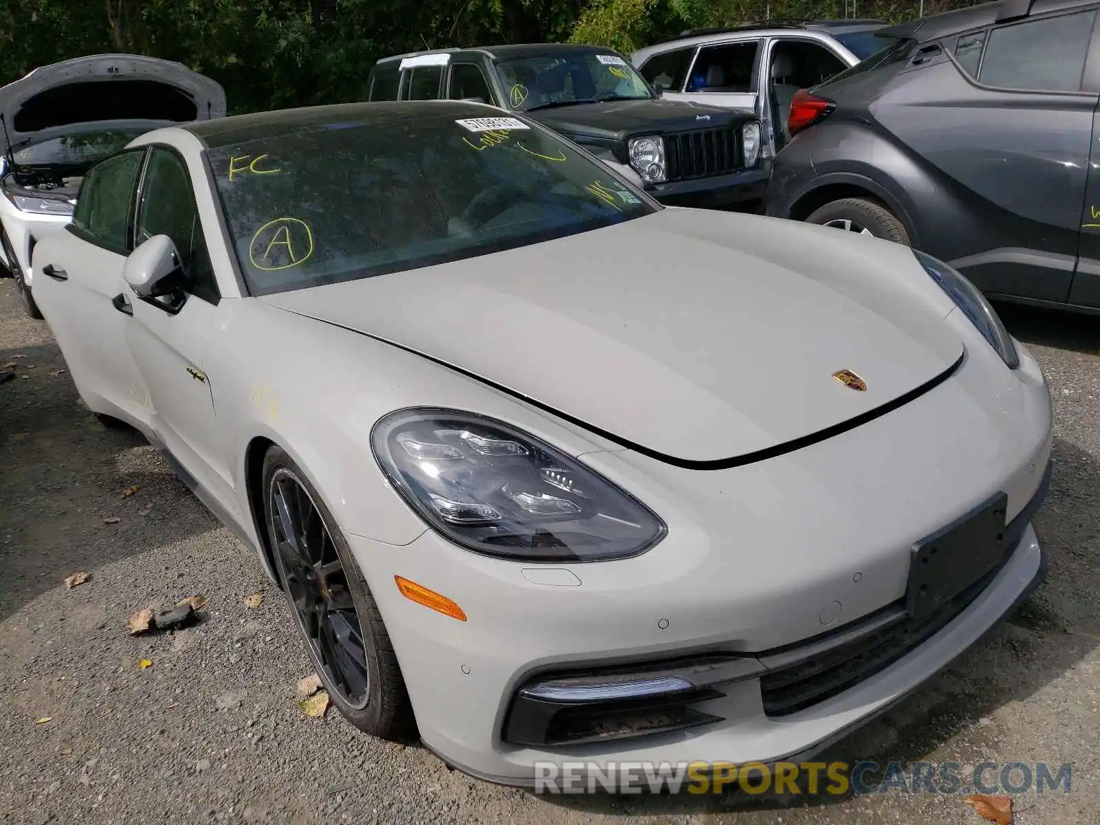 1 Photograph of a damaged car WP0AE2A70LL132756 PORSCHE PANAMERA 2020