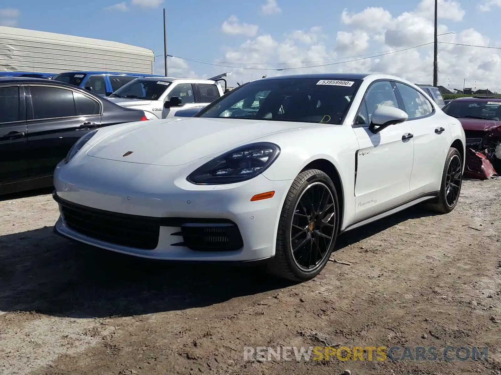 2 Photograph of a damaged car WP0AE2A74LL132548 PORSCHE PANAMERA 2020