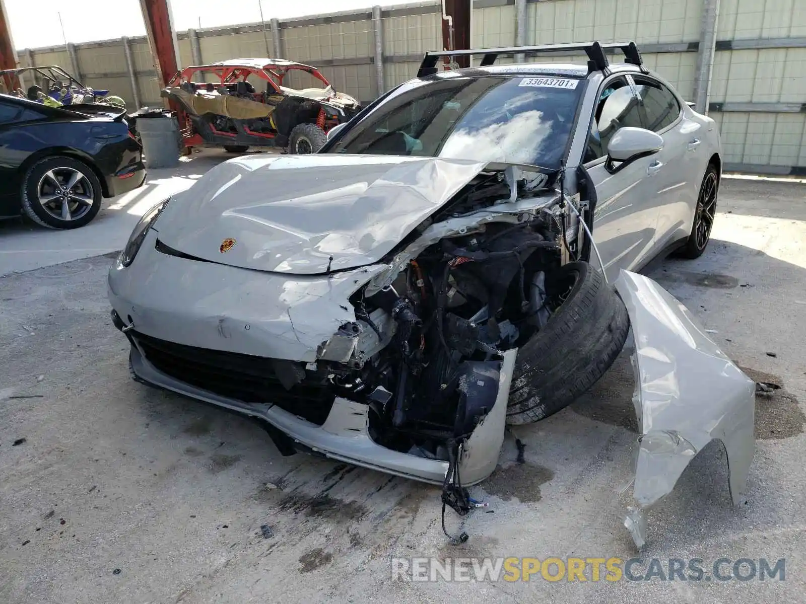 2 Photograph of a damaged car WP0AE2A75LL130968 PORSCHE PANAMERA 2020