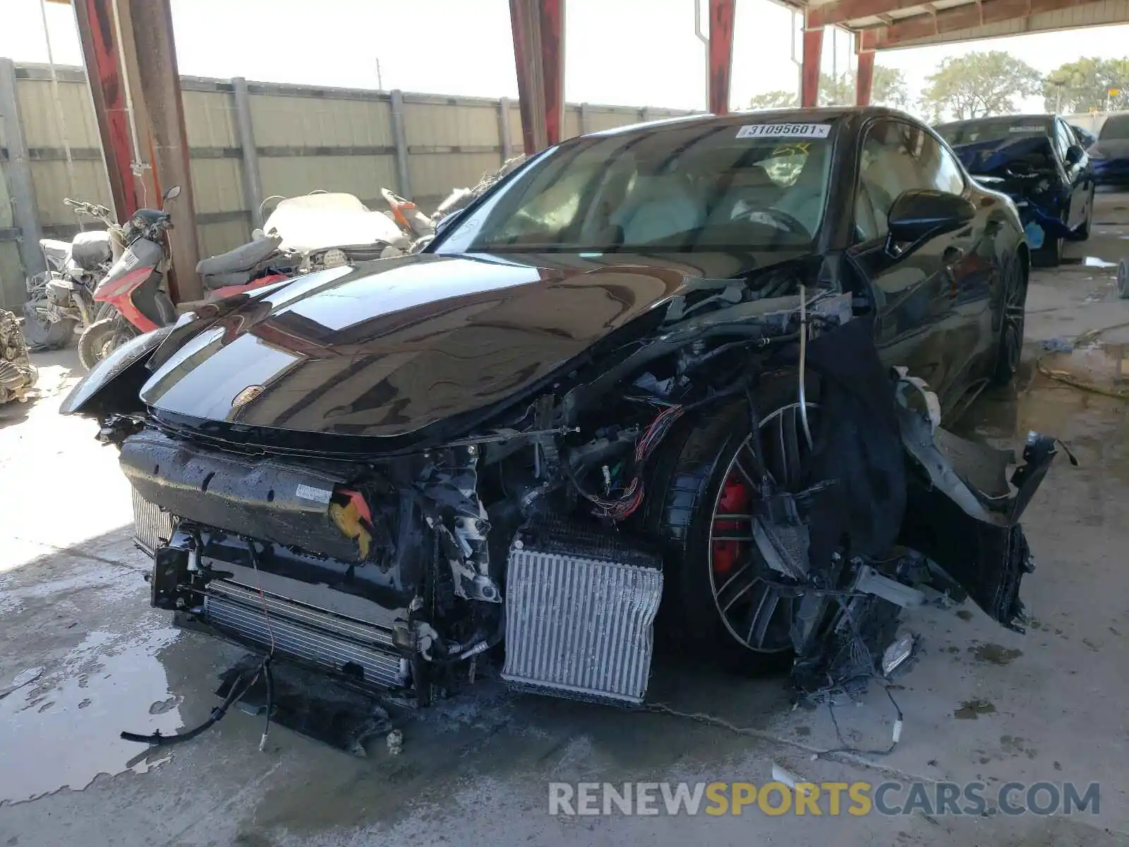 2 Photograph of a damaged car WP0AG2A70LL145615 PORSCHE PANAMERA 2020