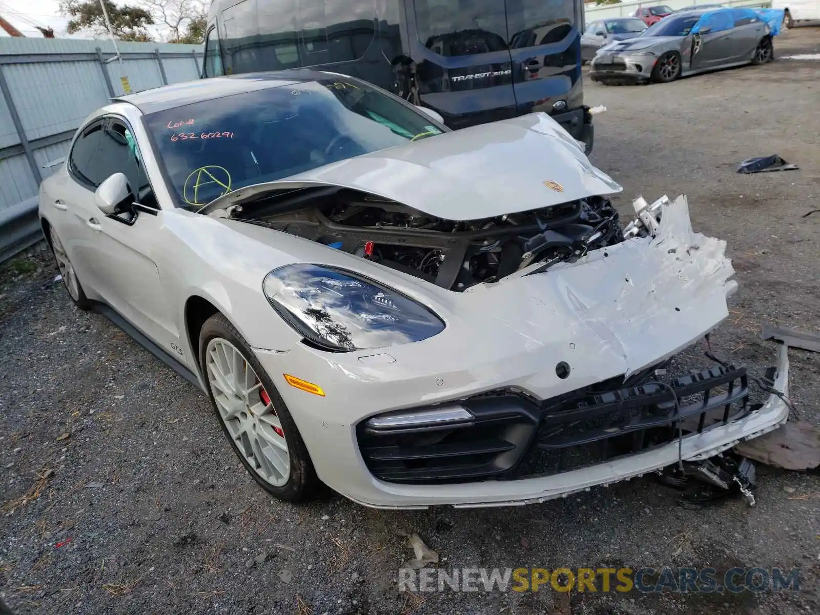 1 Photograph of a damaged car WP0AG2A71LL145963 PORSCHE PANAMERA 2020