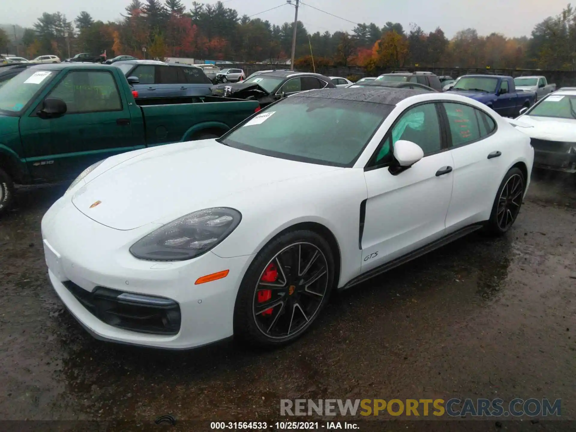 2 Photograph of a damaged car WP0AG2A7XLL146528 PORSCHE PANAMERA 2020