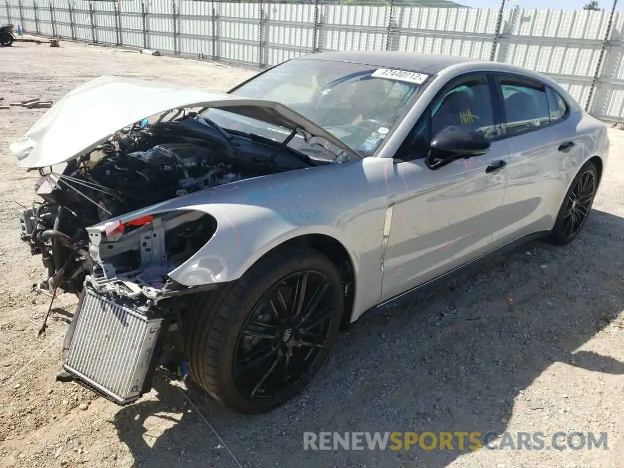 2 Photograph of a damaged car WP0BB2A73LL173007 PORSCHE PANAMERA 2020