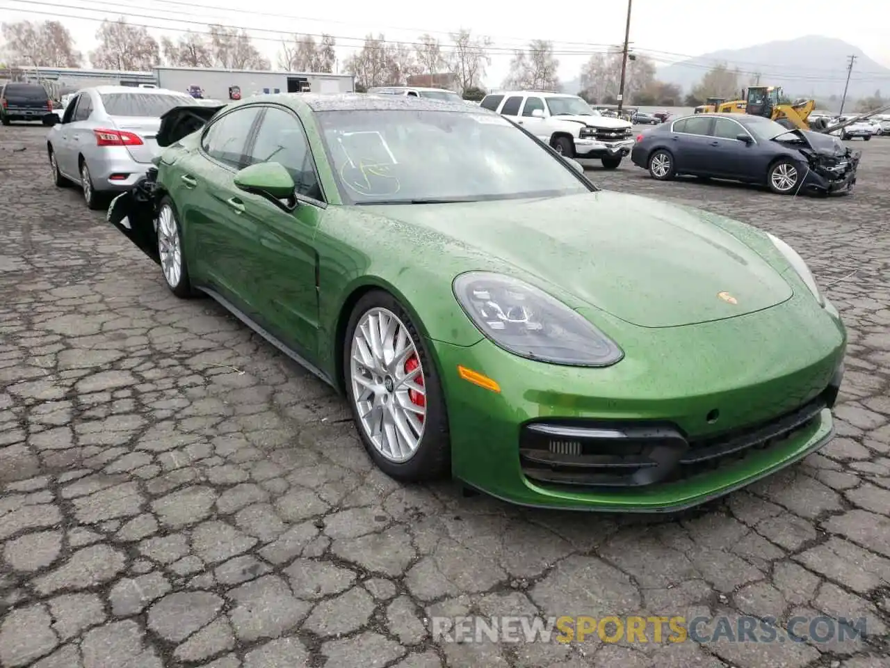 1 Photograph of a damaged car WP0AB2A70ML139054 PORSCHE PANAMERA 2021