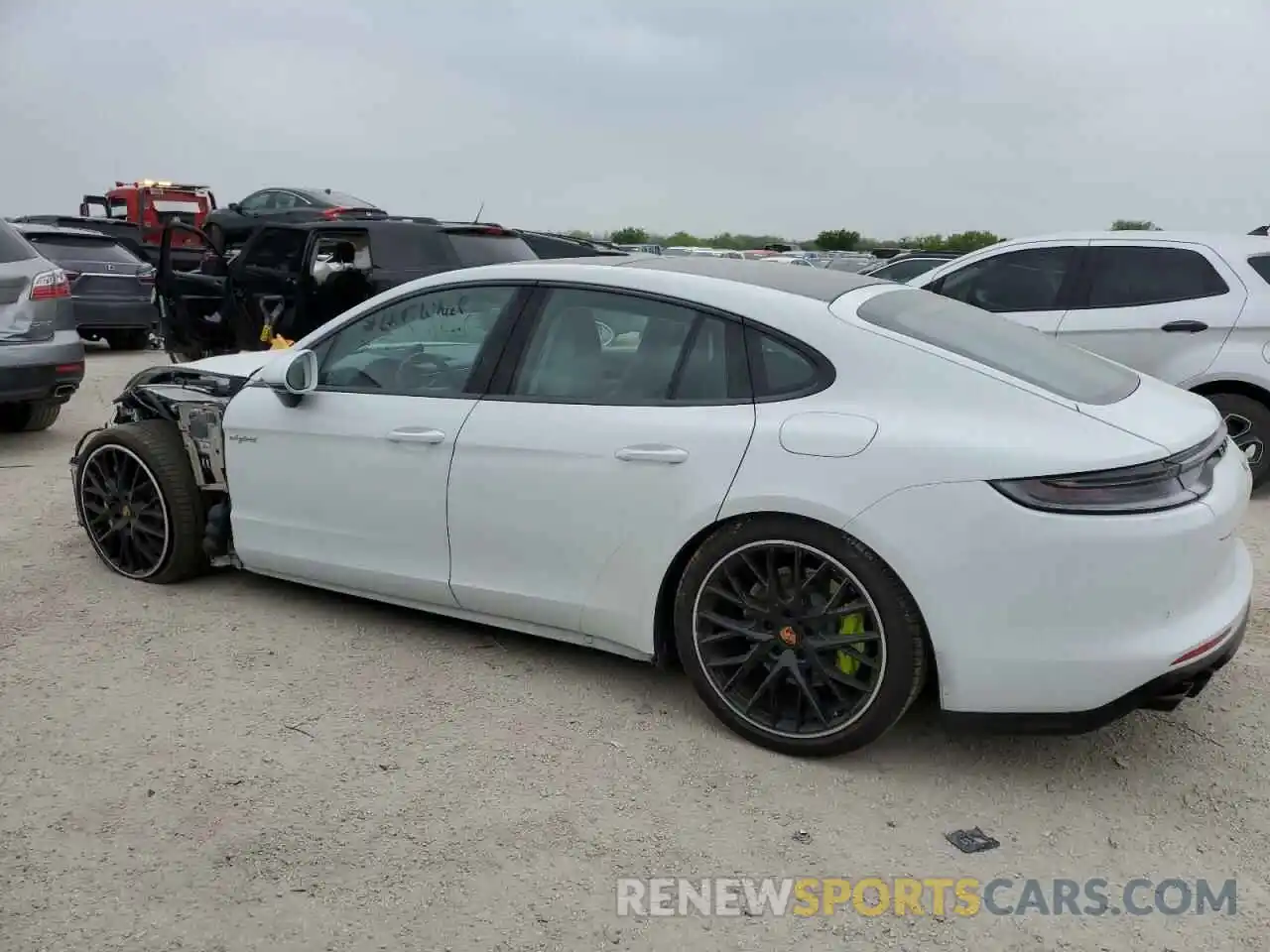 2 Photograph of a damaged car WP0AE2A78ML127306 PORSCHE PANAMERA 2021