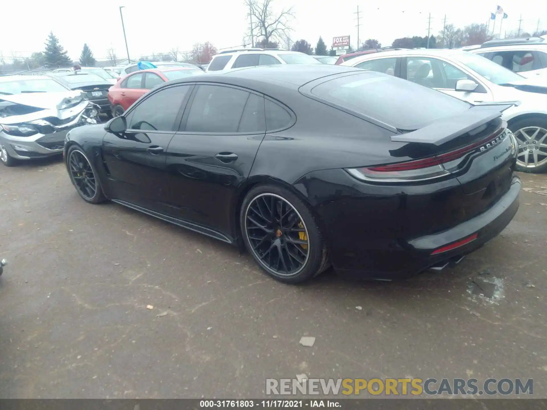 3 Photograph of a damaged car WP0AF2A7XML154293 PORSCHE PANAMERA 2021