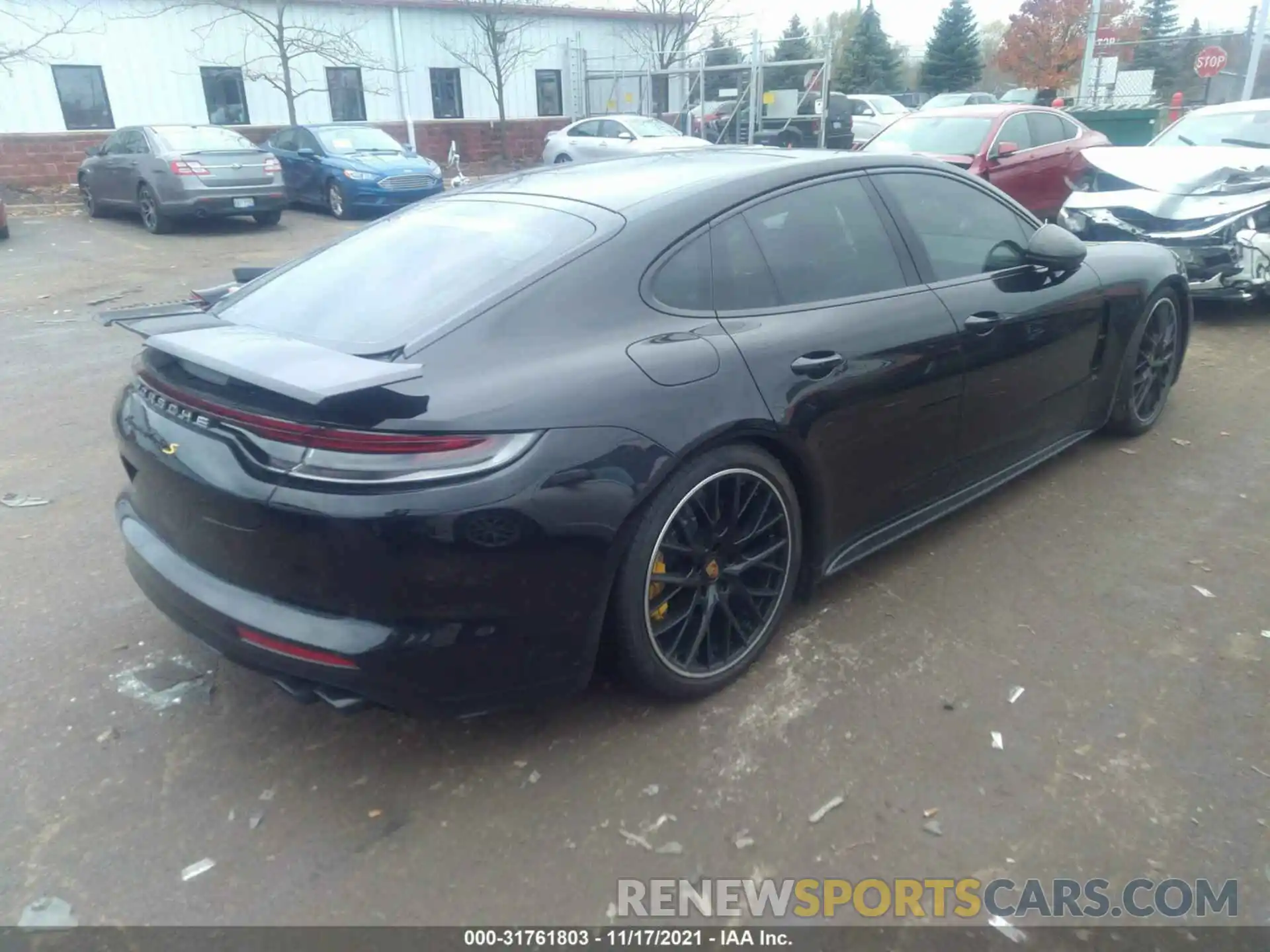 4 Photograph of a damaged car WP0AF2A7XML154293 PORSCHE PANAMERA 2021