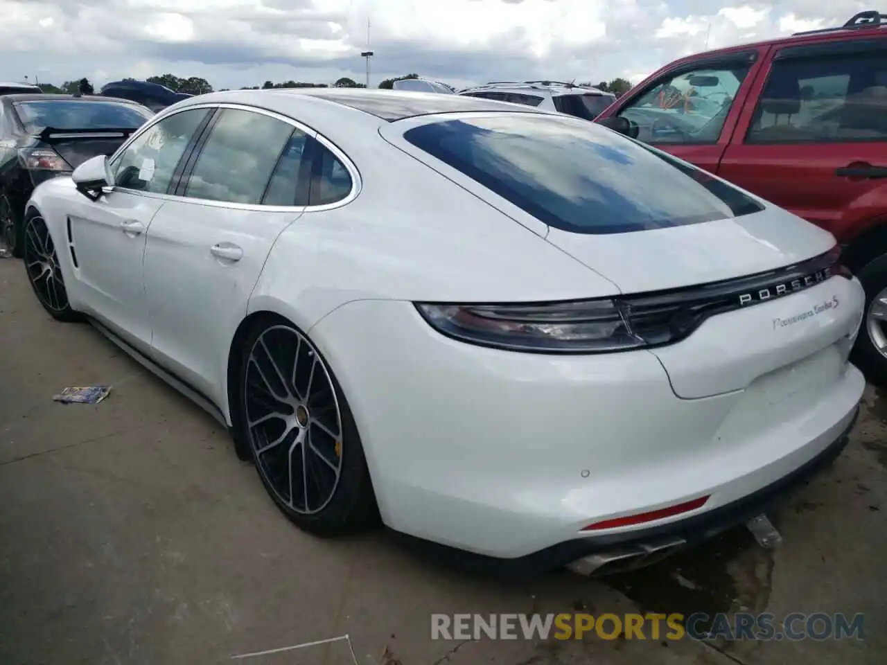 3 Фотография поврежденного автомобиля WP0AF2A7XML154343 PORSCHE PANAMERA 2021