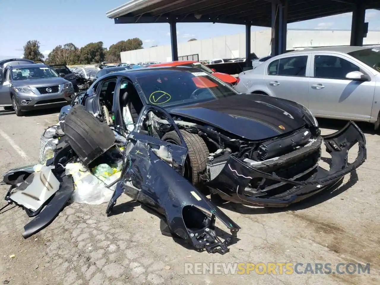 1 Photograph of a damaged car WP0AG2A78ML147887 PORSCHE PANAMERA 2021