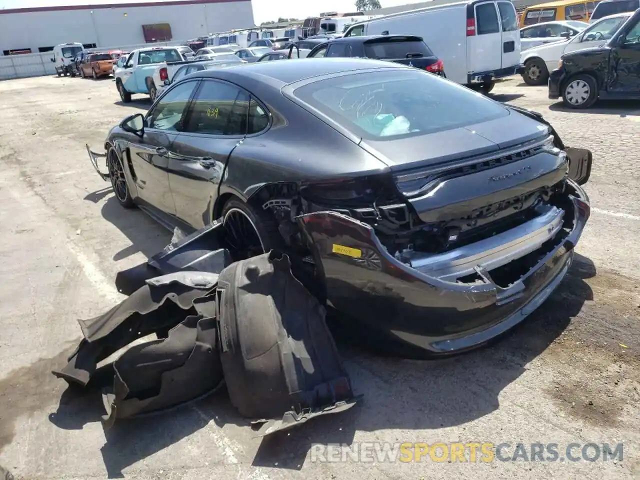 3 Photograph of a damaged car WP0AG2A78ML147887 PORSCHE PANAMERA 2021