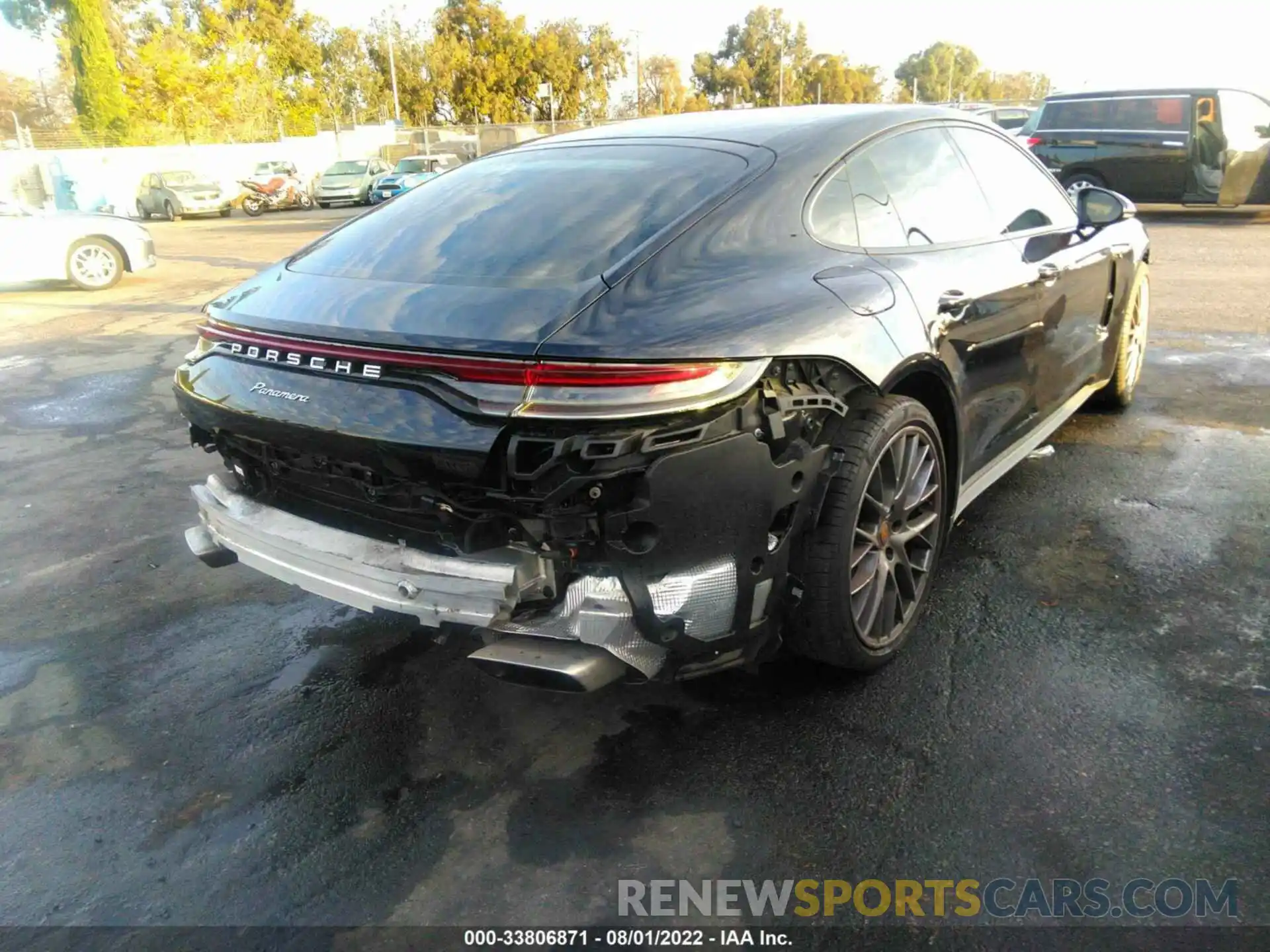 4 Photograph of a damaged car WP0AJ2A70ML112147 PORSCHE PANAMERA 2021